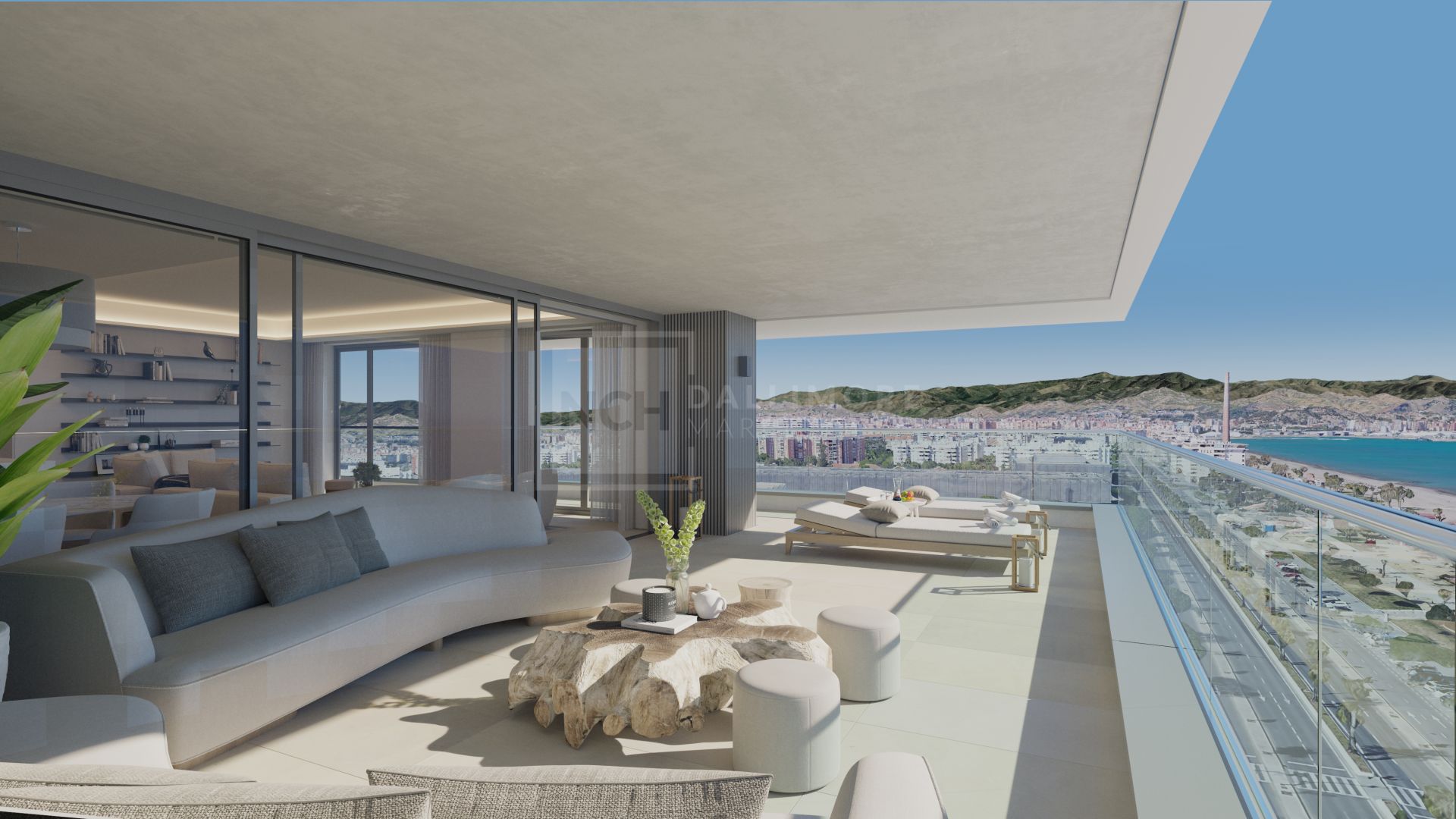 MOST EXCLUSIVE FRONT LINE BEACH PENTHOUSE IN MÁLAGA CITY - DELIVERY END 2025