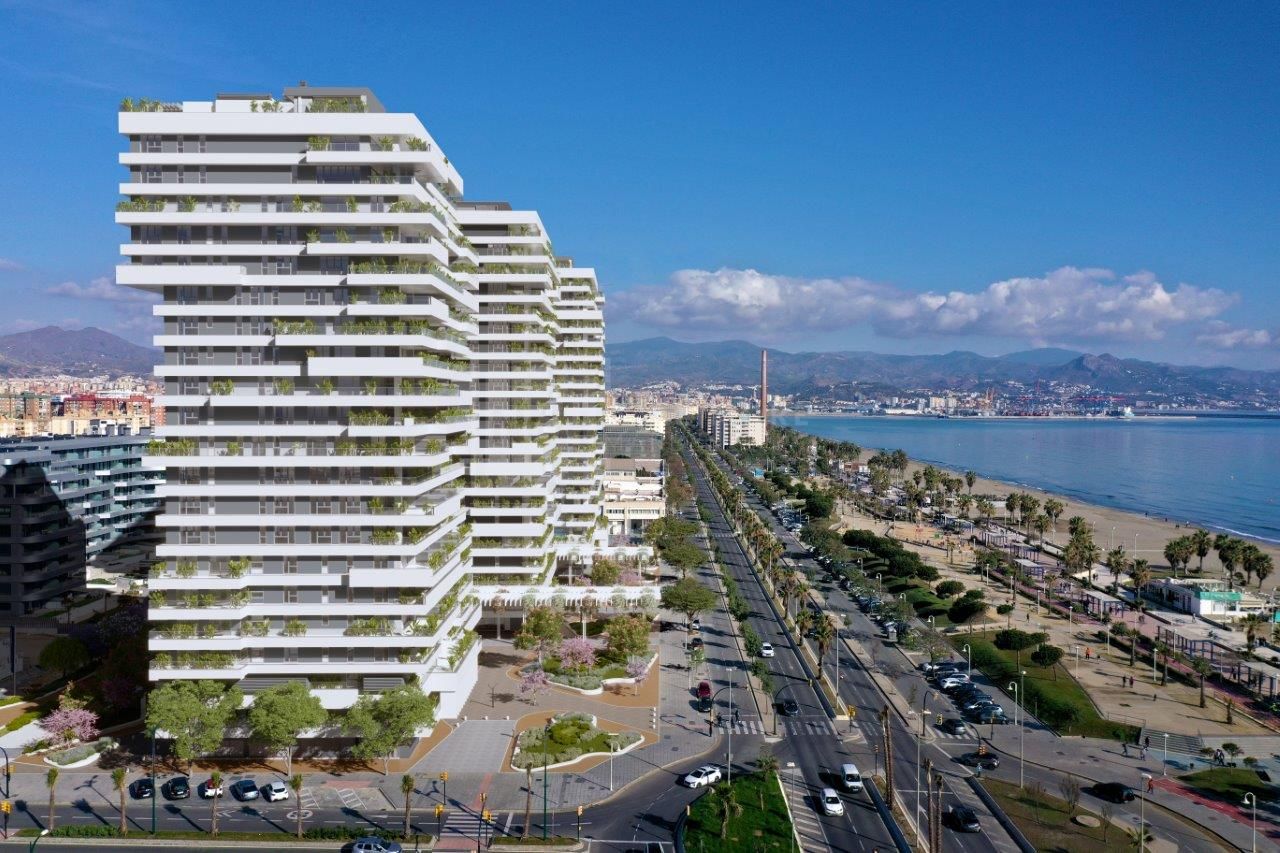 MOST EXCLUSIVE FRONT LINE BEACH PENTHOUSE IN MÁLAGA CITY - DELIVERY END 2025