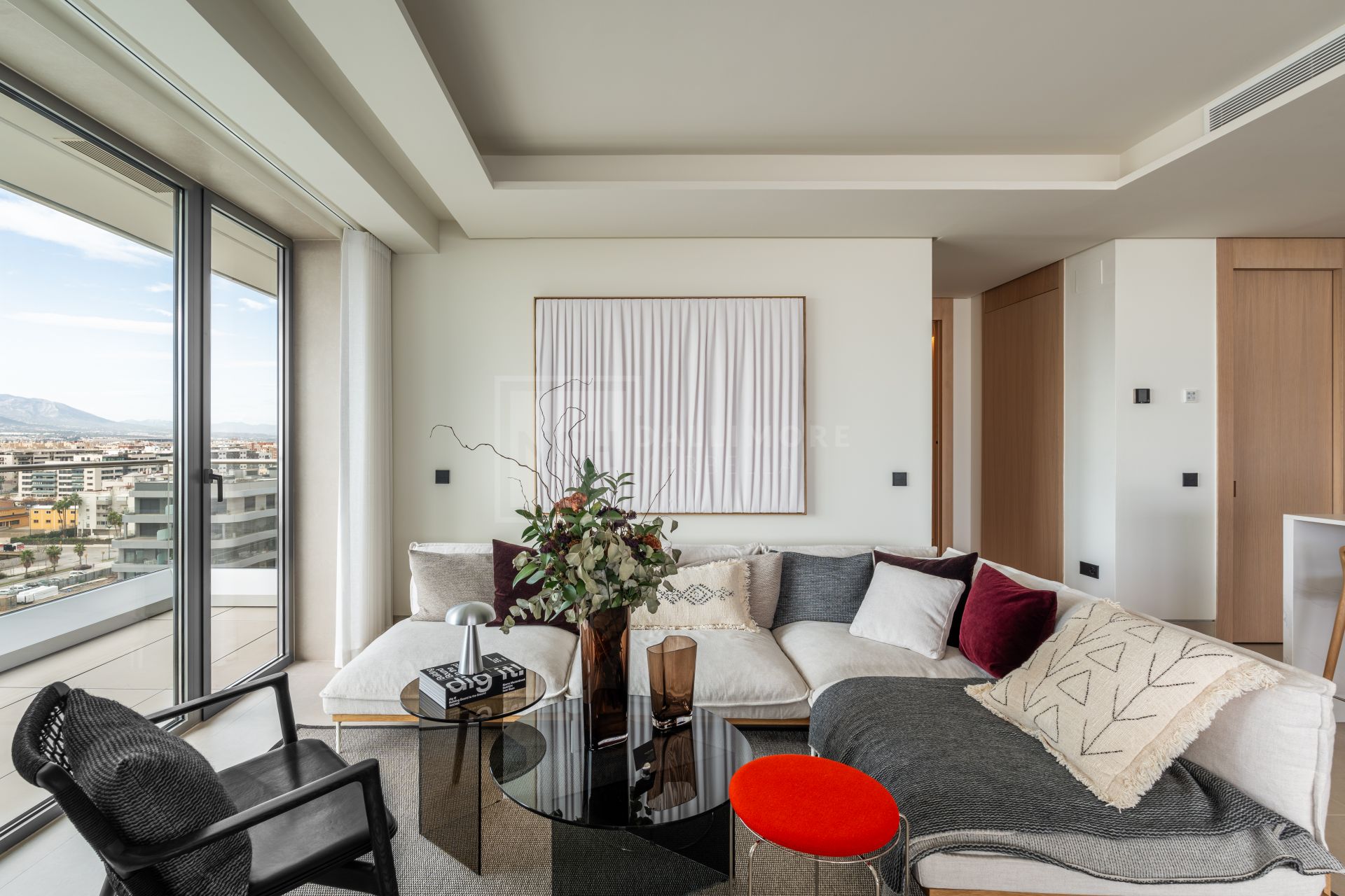 BEACHFRONT 4-BEDROOM APARTMENT WITH TERRACE, SPA, POOLS, AND CO-WORKING AREA