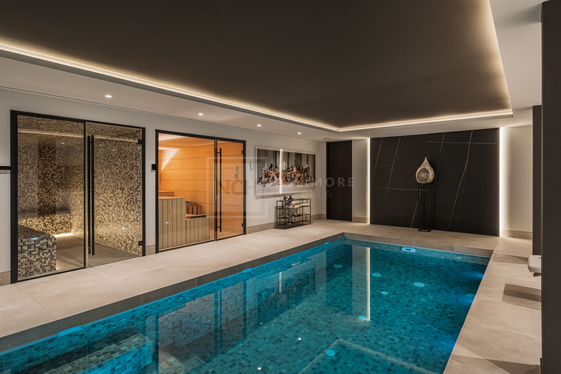 SLEEK 4-BEDROOM VILLA WITH INDOOR POOL, CINEMA, AND PANORAMIC VIEWS IN BENAHAVÍS