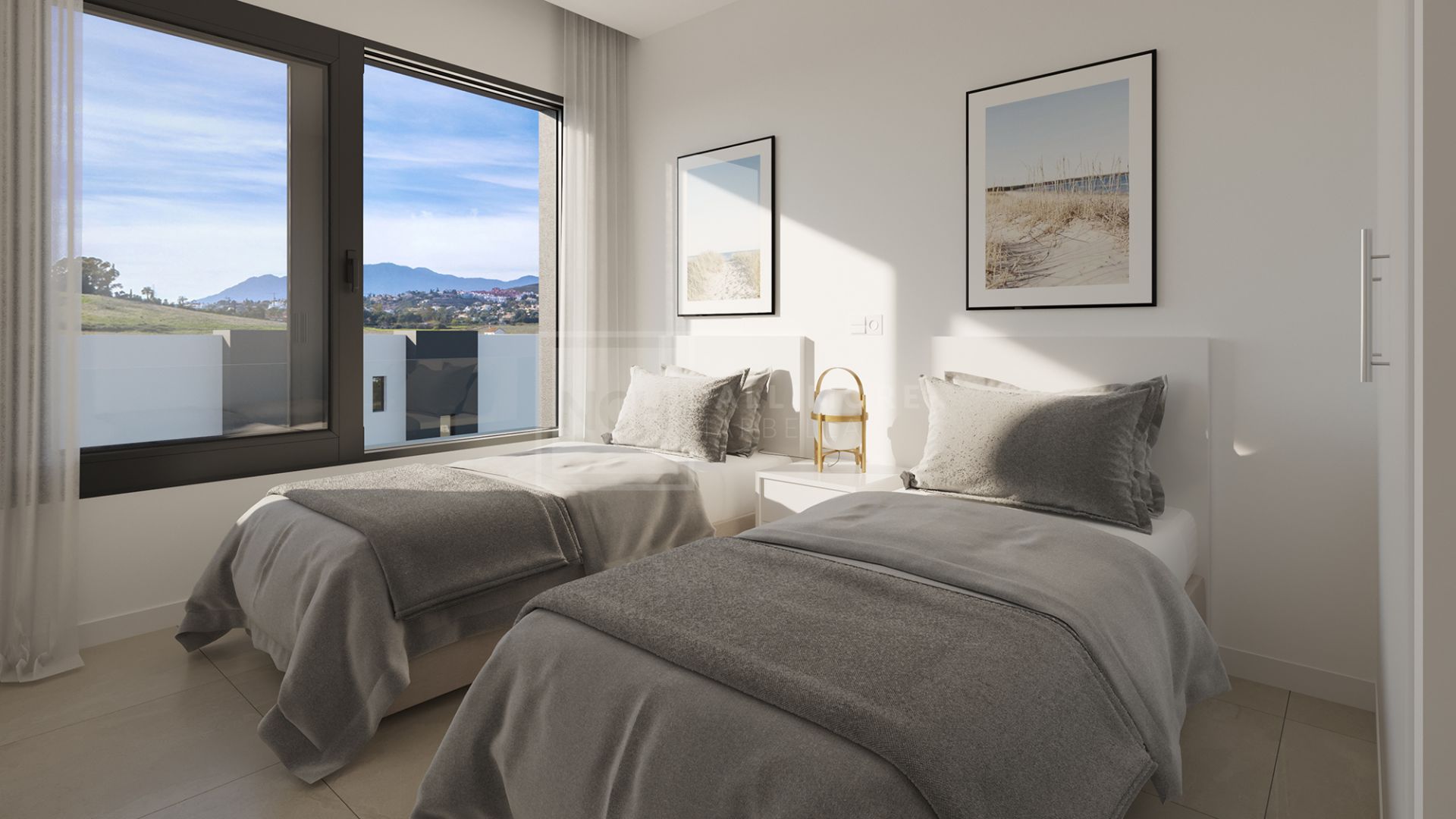 FRONTLINE GOLF SEMI-DETACHED 3-BEDROOM VILLA LOCATED NEXT TO ATALAYA GOLF & COUNTRY CLUB, ESTEPONA