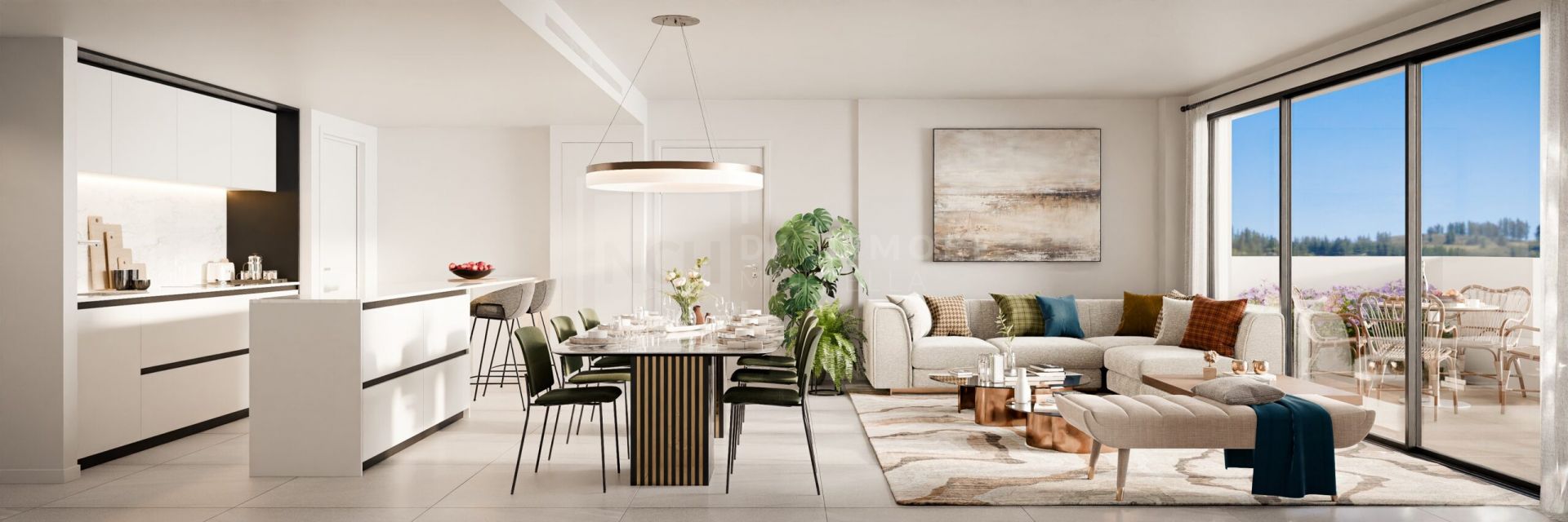 NUEVO ÁTICO DE 3 DORMITORIOS CON VISTAS AL MAR EN MARBELLA