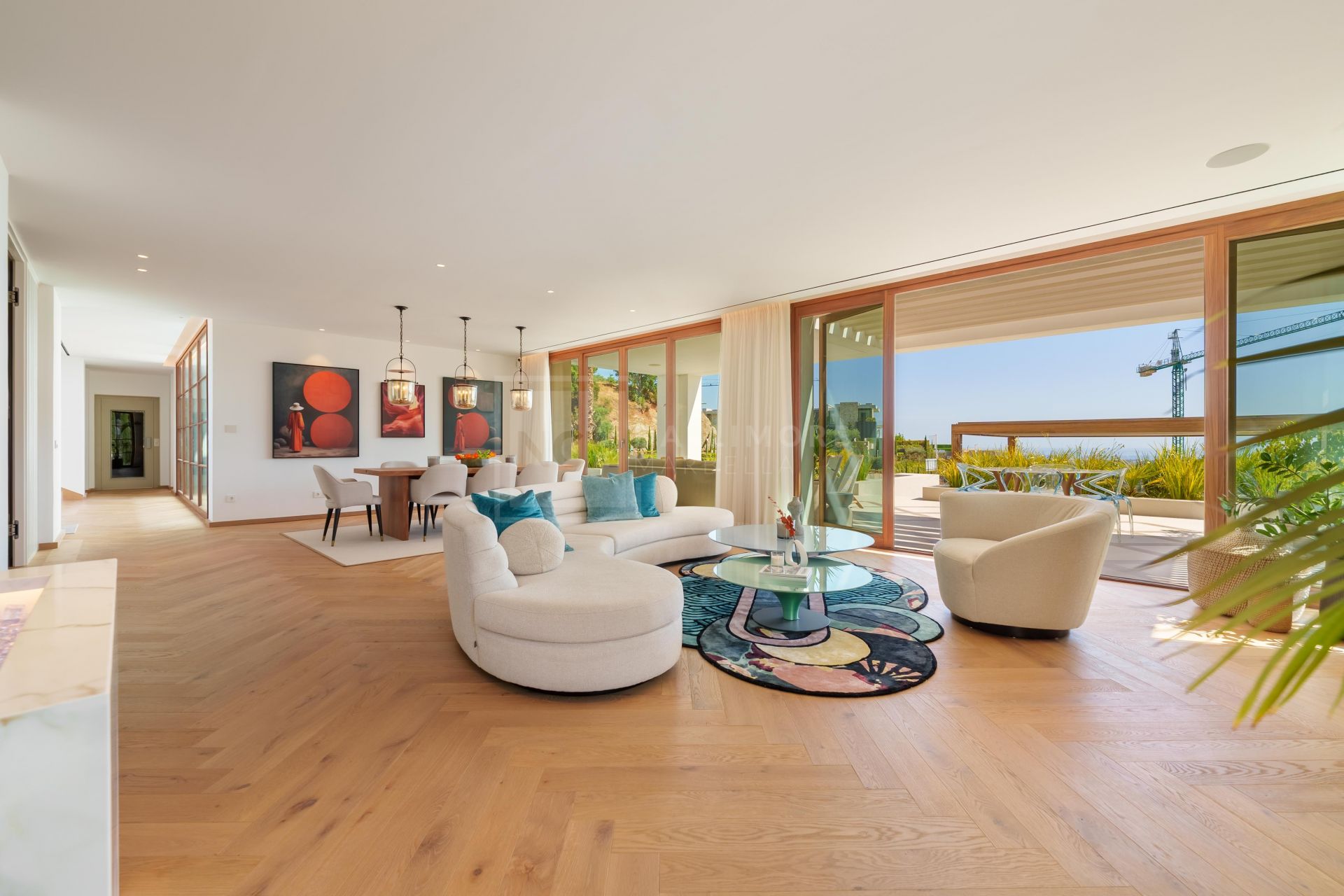 BRAND NEW VILLA WITH PANORAMIC SEA VIEWS LOCATED IN DOUBLE GATED COMMUNITY