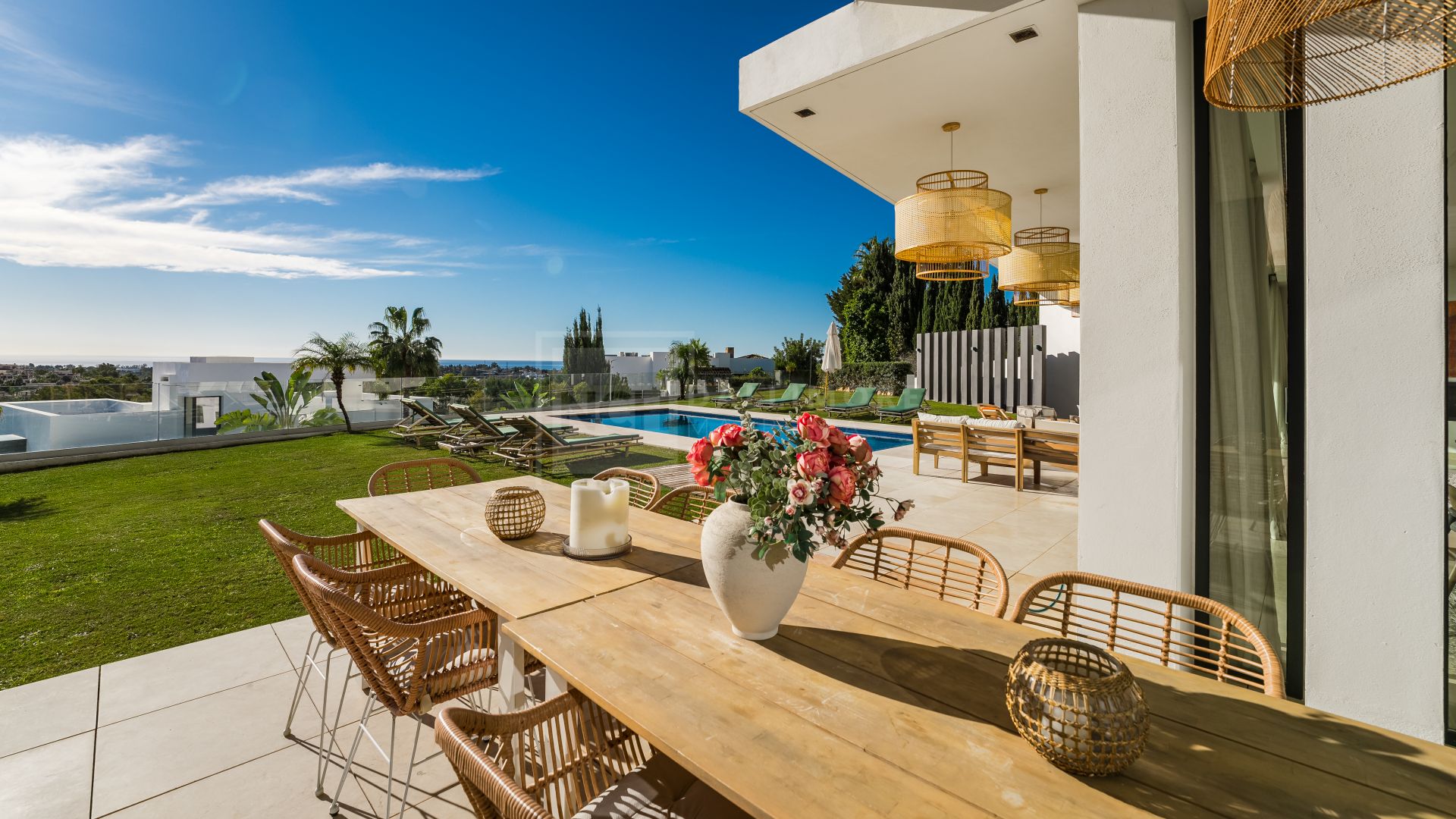 MODERN 5-BEDROOM MASTERPIECE WITH PRIVATE POOL AND BREATHTAKING COASTAL VIEWS