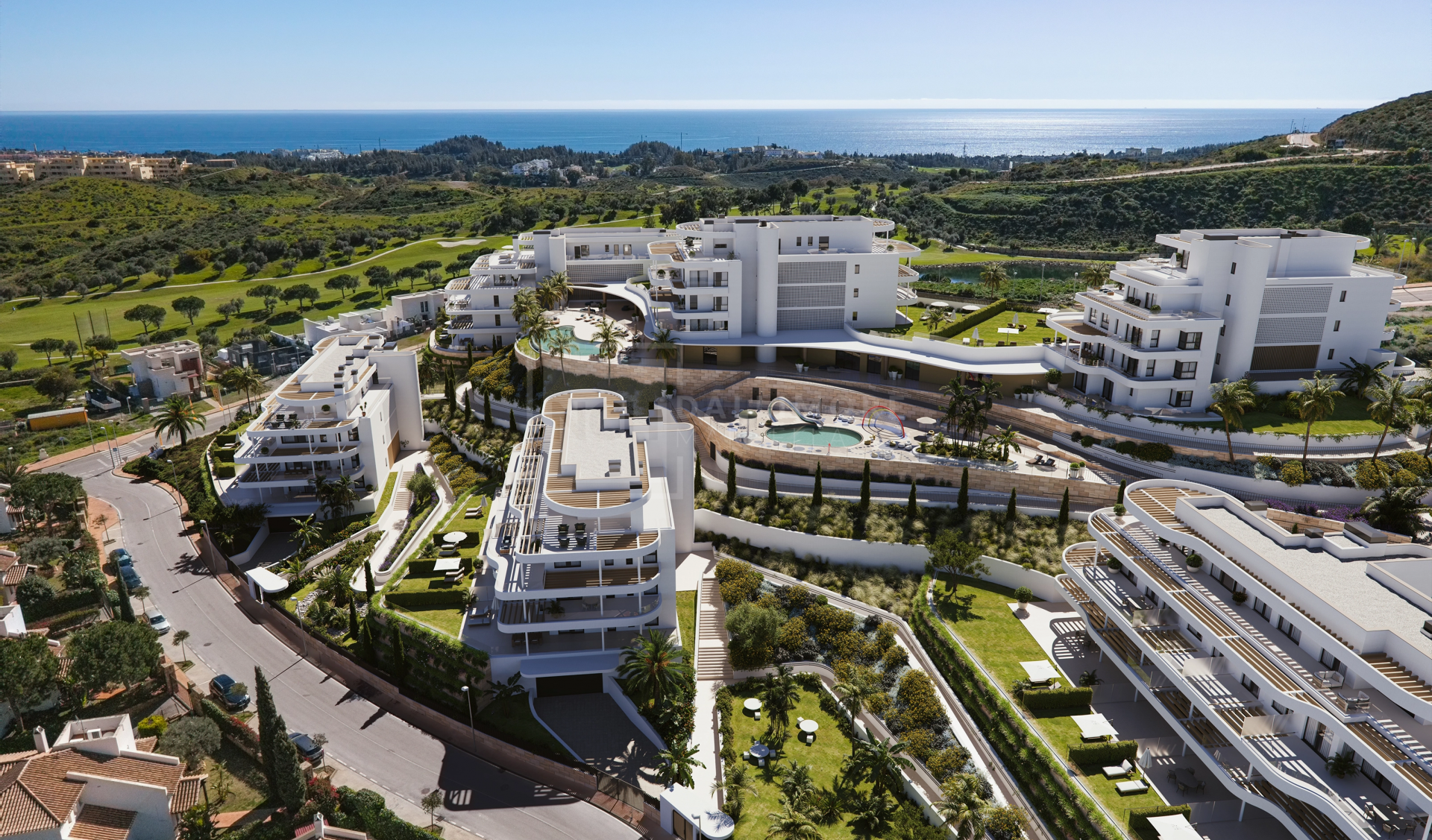Contemporary 2-Bedroom Retreat with Large Terrace, Indoor Pool & Gym