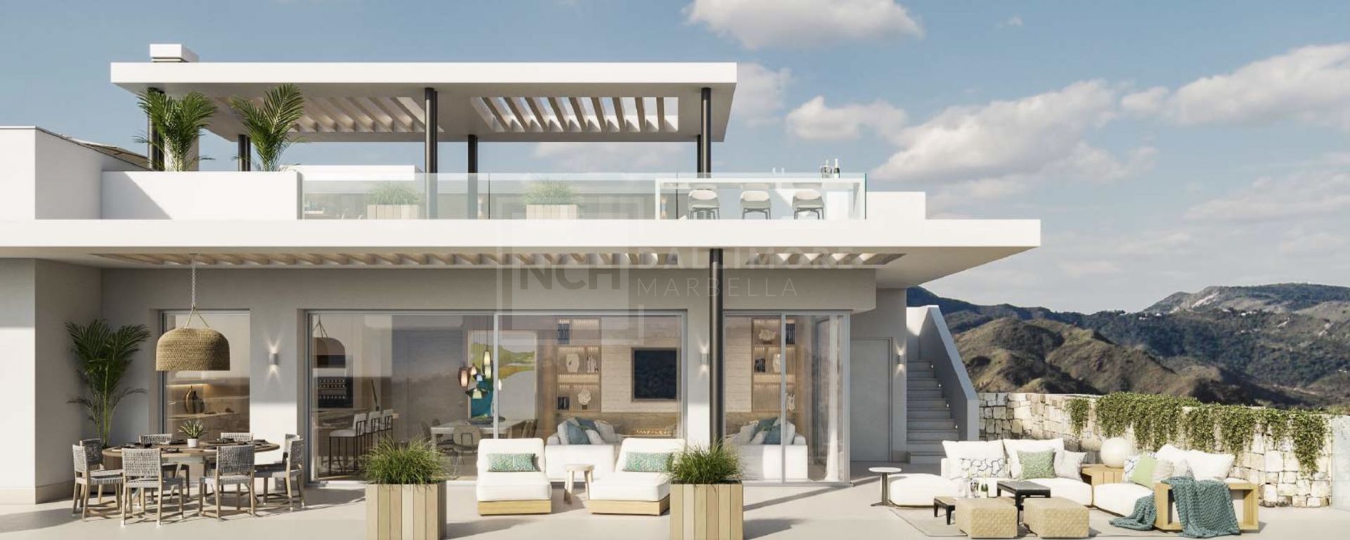 3-BEDROOM PENTHOUSE WITH PANORAMIC SEA VIEWS AND PRIVATE POOL
