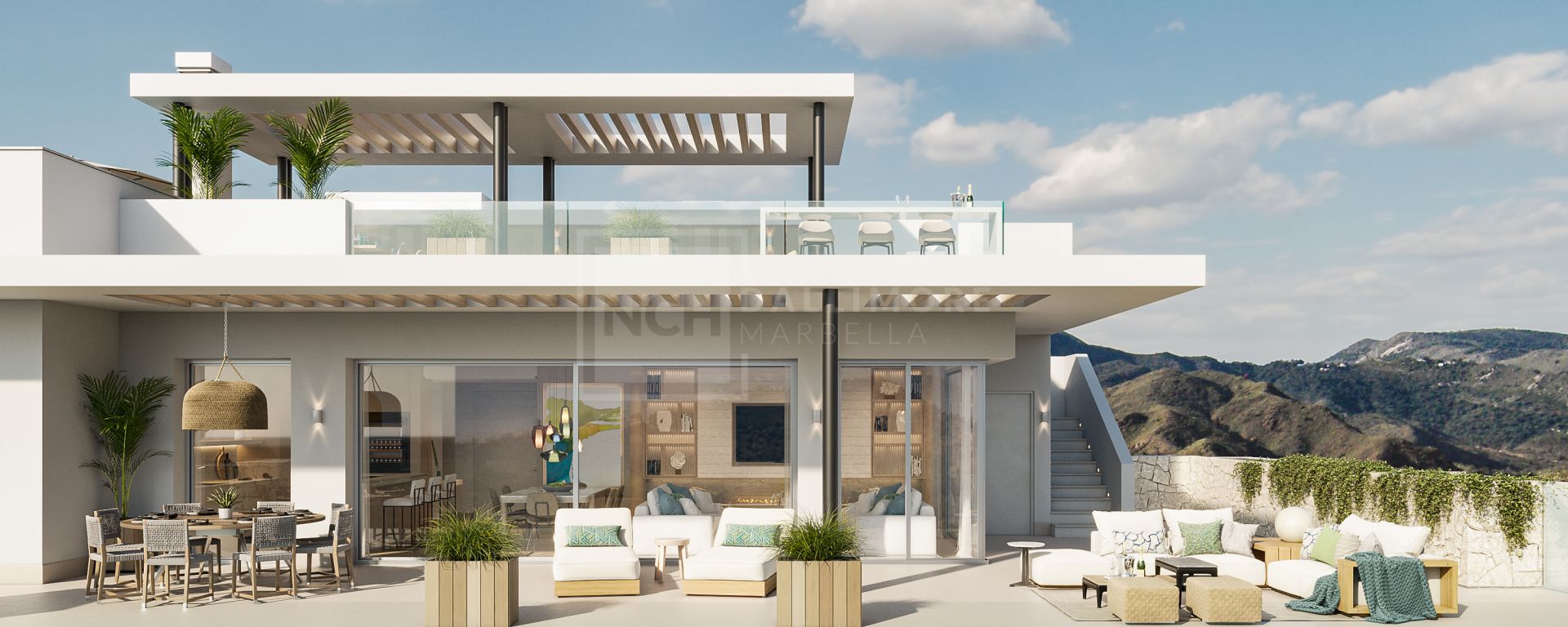 3-BEDROOM PENTHOUSE WITH PANORAMIC SEA VIEWS AND PRIVATE POOL