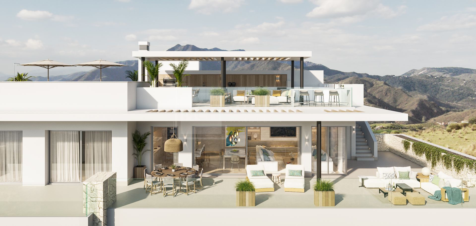 3-BEDROOM PENTHOUSE WITH PANORAMIC SEA VIEWS AND PRIVATE POOL