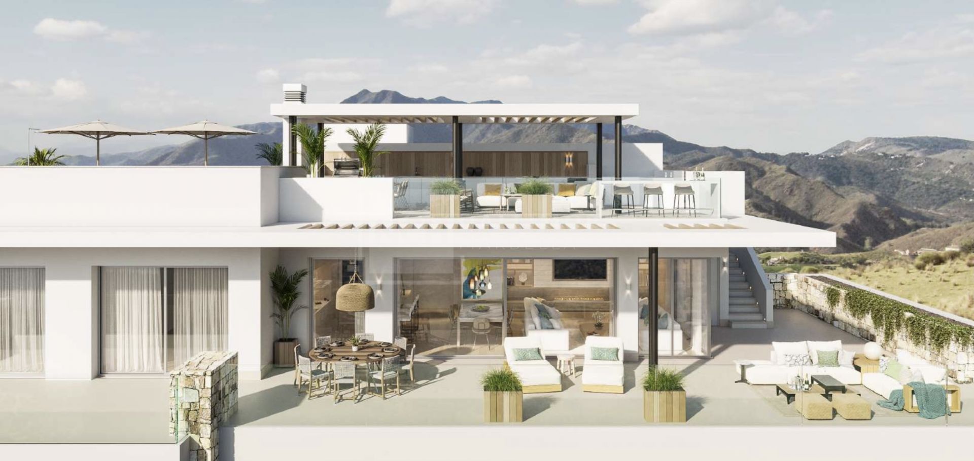 3-BEDROOM PENTHOUSE WITH PANORAMIC SEA VIEWS AND PRIVATE POOL