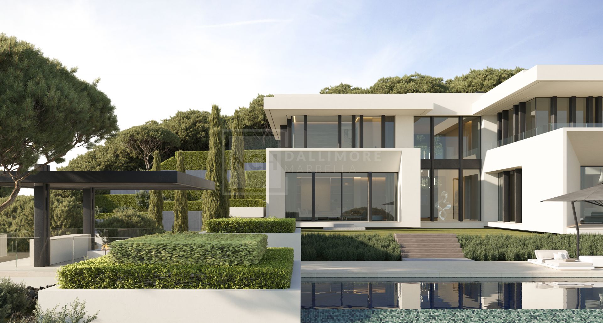 SCULPTURAL VILLA WITH CINEMA, GYM, SAUNA AND SEAMLESS INDOOR–OUTDOOR LIVING