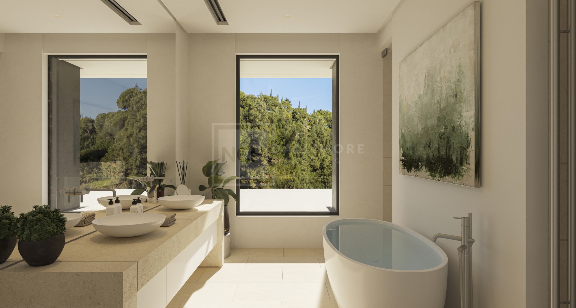 SCULPTURAL VILLA WITH CINEMA, GYM, SAUNA AND SEAMLESS INDOOR–OUTDOOR LIVING