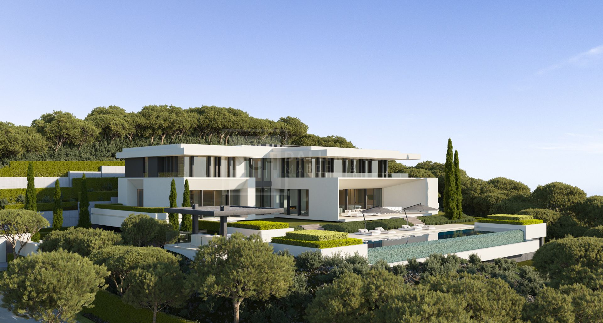 SCULPTURAL VILLA WITH CINEMA, GYM, SAUNA AND SEAMLESS INDOOR–OUTDOOR LIVING
