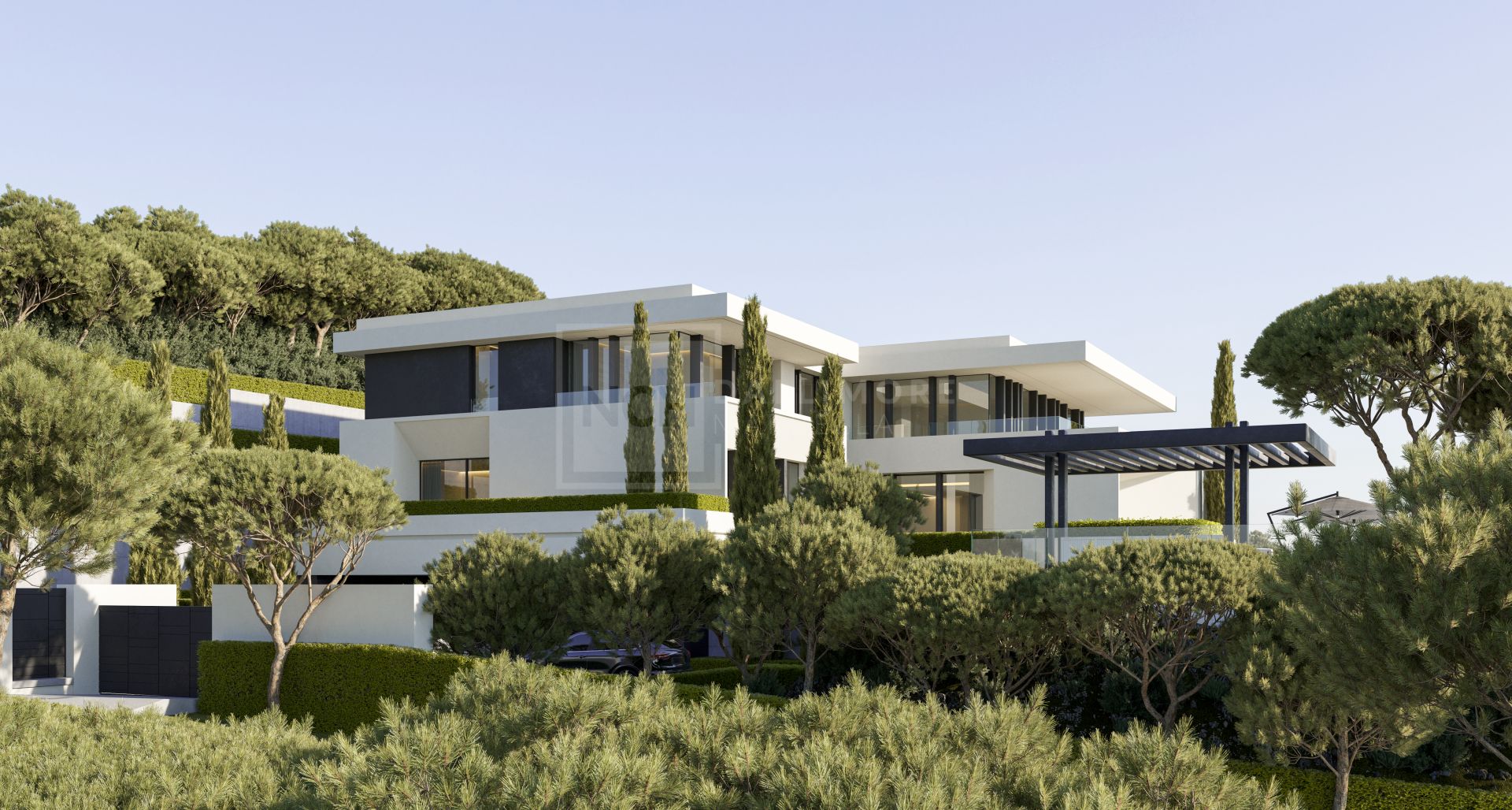 SCULPTURAL VILLA WITH CINEMA, GYM, SAUNA AND SEAMLESS INDOOR–OUTDOOR LIVING
