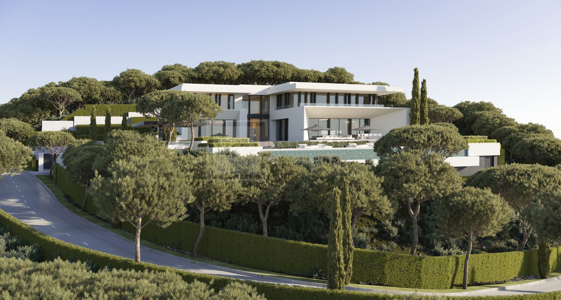 SCULPTURAL VILLA WITH CINEMA, GYM, SAUNA AND SEAMLESS INDOOR–OUTDOOR LIVING