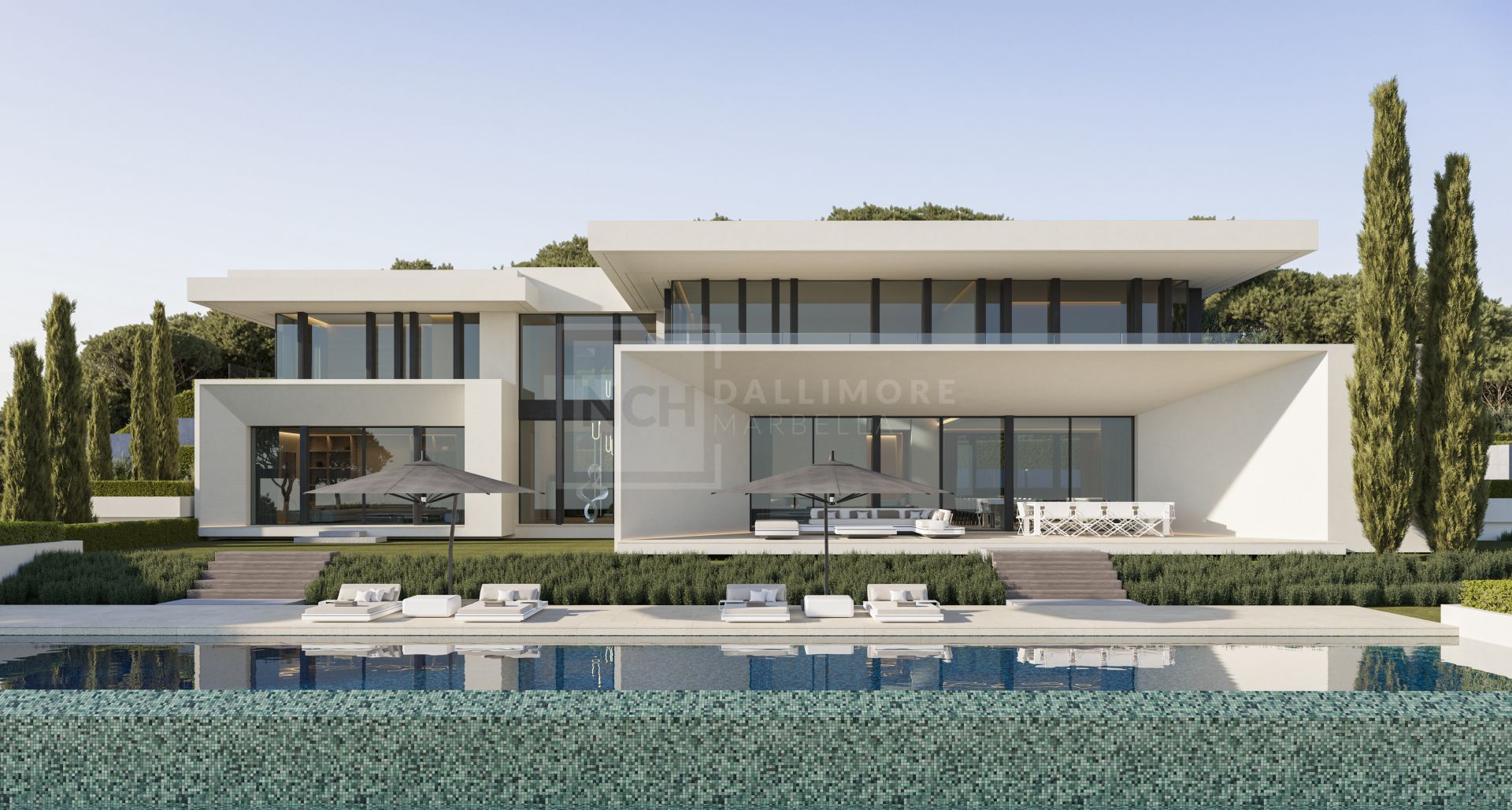 SCULPTURAL VILLA WITH CINEMA, GYM, SAUNA AND SEAMLESS INDOOR–OUTDOOR LIVING