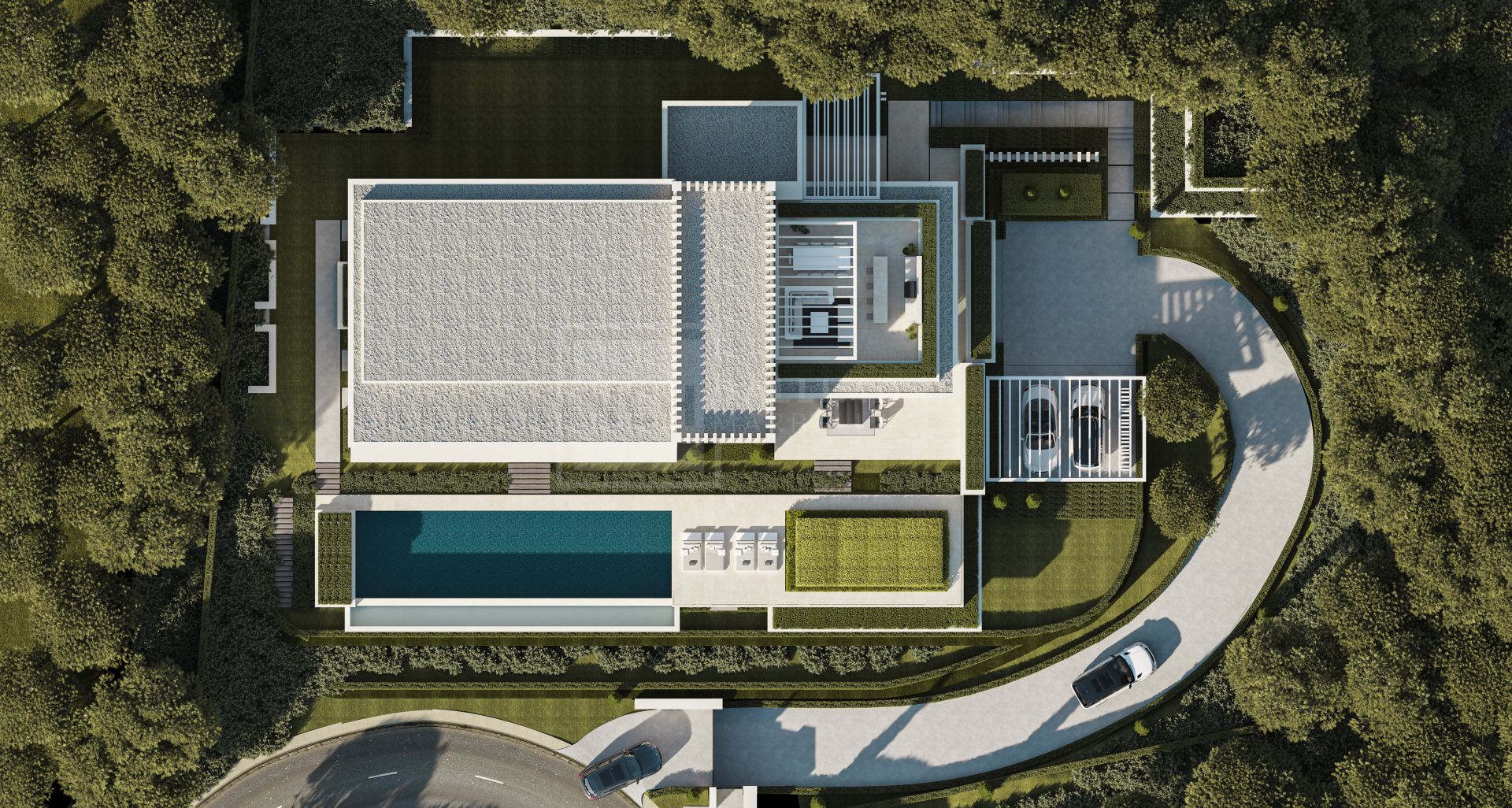 6-BED VILLA BY TOBAL ARQUITECTOS WITH EXPANSIVE TERRACES, SALTWATER POOL & SEA VIEWS