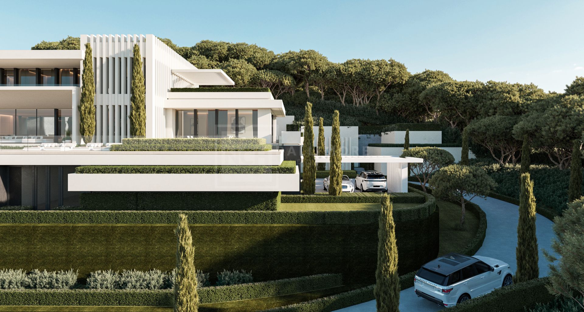 6-BED VILLA BY TOBAL ARQUITECTOS WITH EXPANSIVE TERRACES, SALTWATER POOL & SEA VIEWS