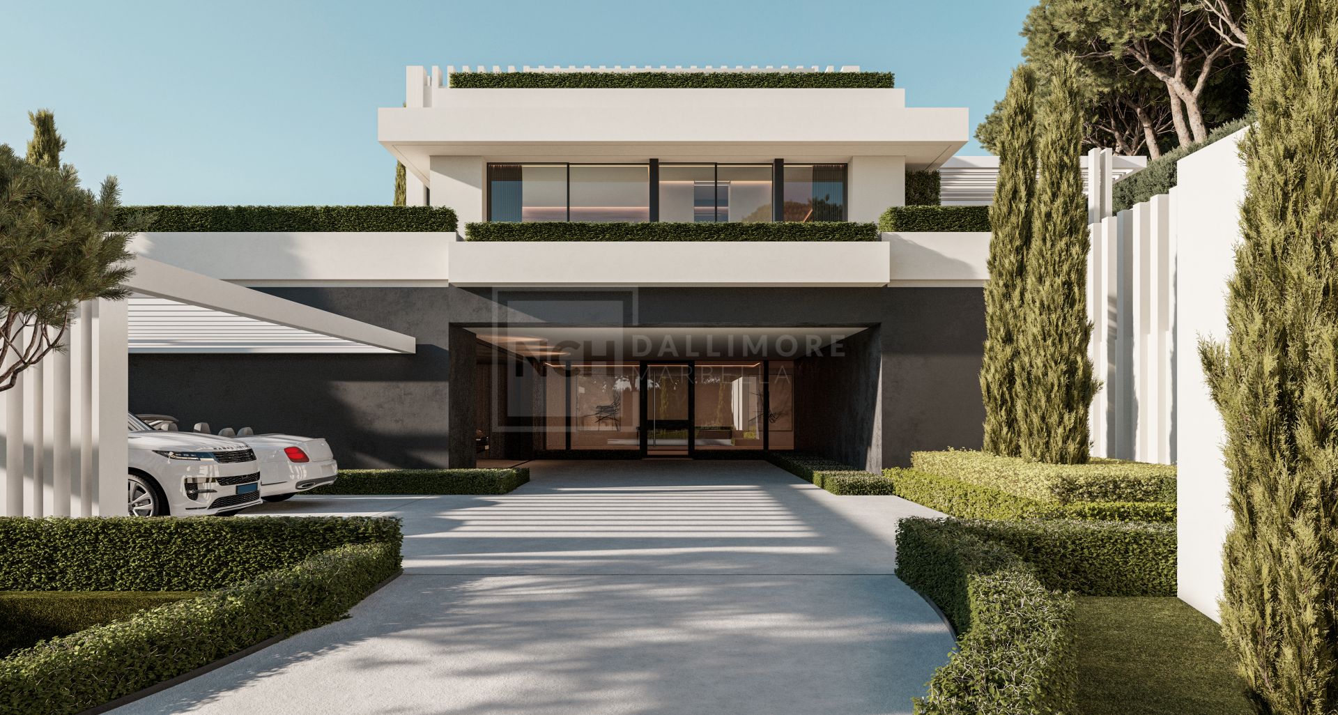 6-BED VILLA BY TOBAL ARQUITECTOS WITH EXPANSIVE TERRACES, SALTWATER POOL & SEA VIEWS