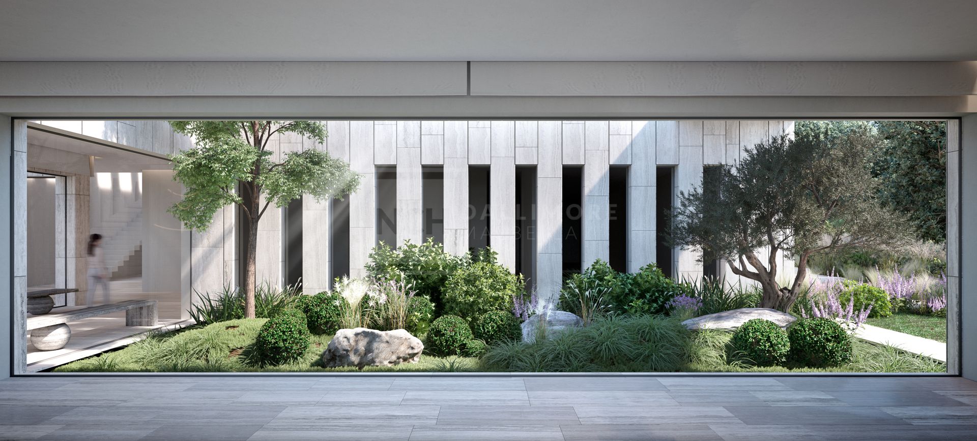 7-BED BIOARCHITECTURE VILLA IN SOTOGRANDE WITH COURTYARDS, LIFT & SEA-BOUND POOL