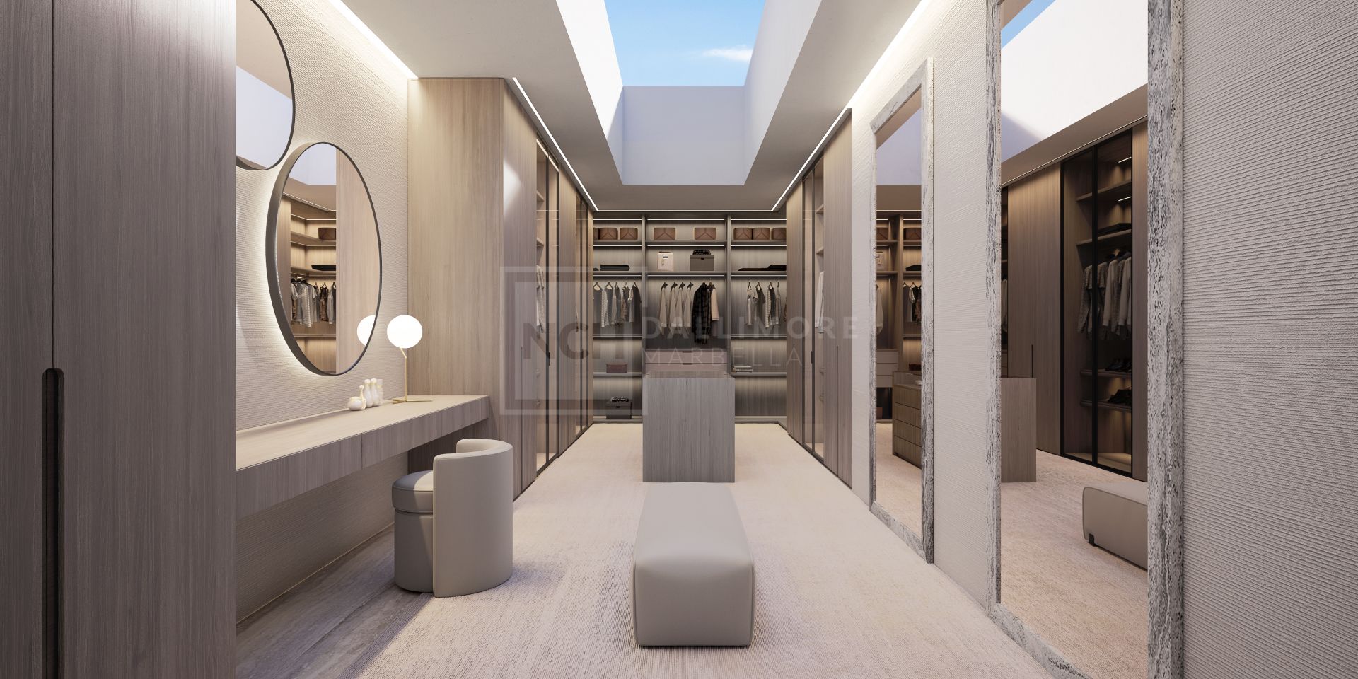 7-BED BIOARCHITECTURE VILLA IN SOTOGRANDE WITH COURTYARDS, LIFT & SEA-BOUND POOL