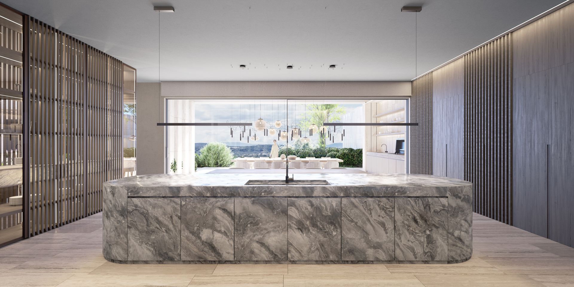 7-BED BIOARCHITECTURE VILLA IN SOTOGRANDE WITH COURTYARDS, LIFT & SEA-BOUND POOL