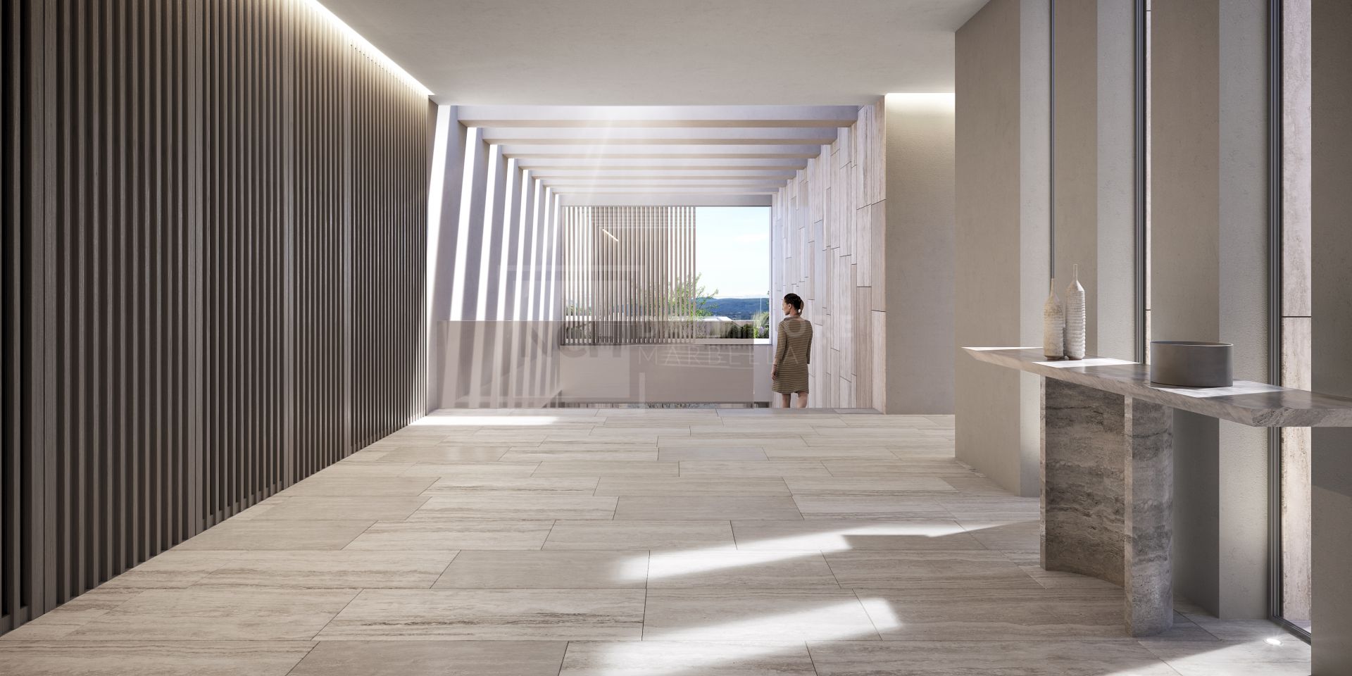 7-BED BIOARCHITECTURE VILLA IN SOTOGRANDE WITH COURTYARDS, LIFT & SEA-BOUND POOL