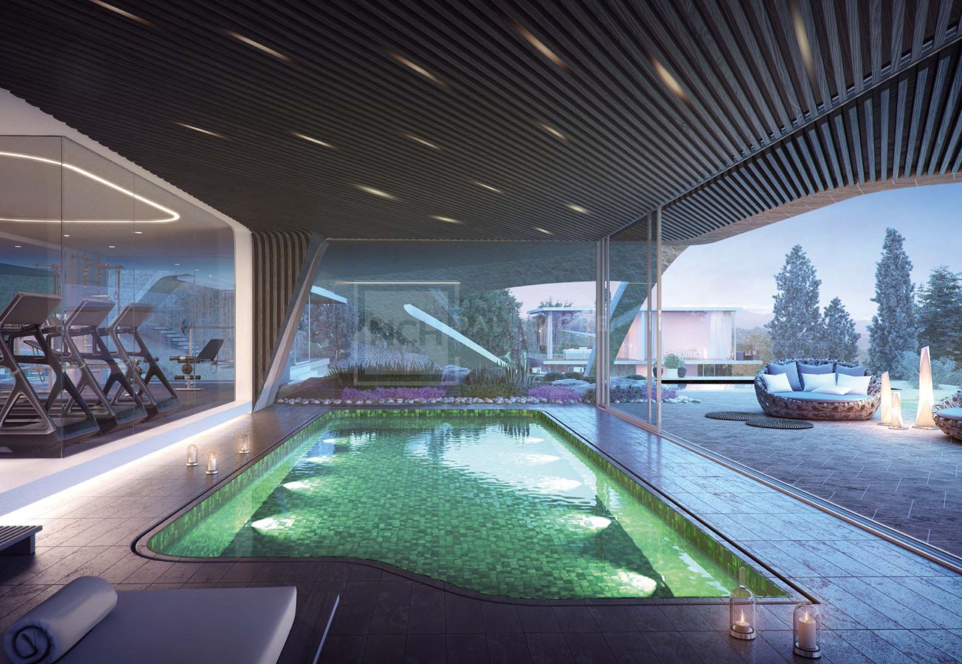SOUTH-FACING PLOT WITH 8-BED UNSTUDIO PROJECT IN SOTOGRANDE