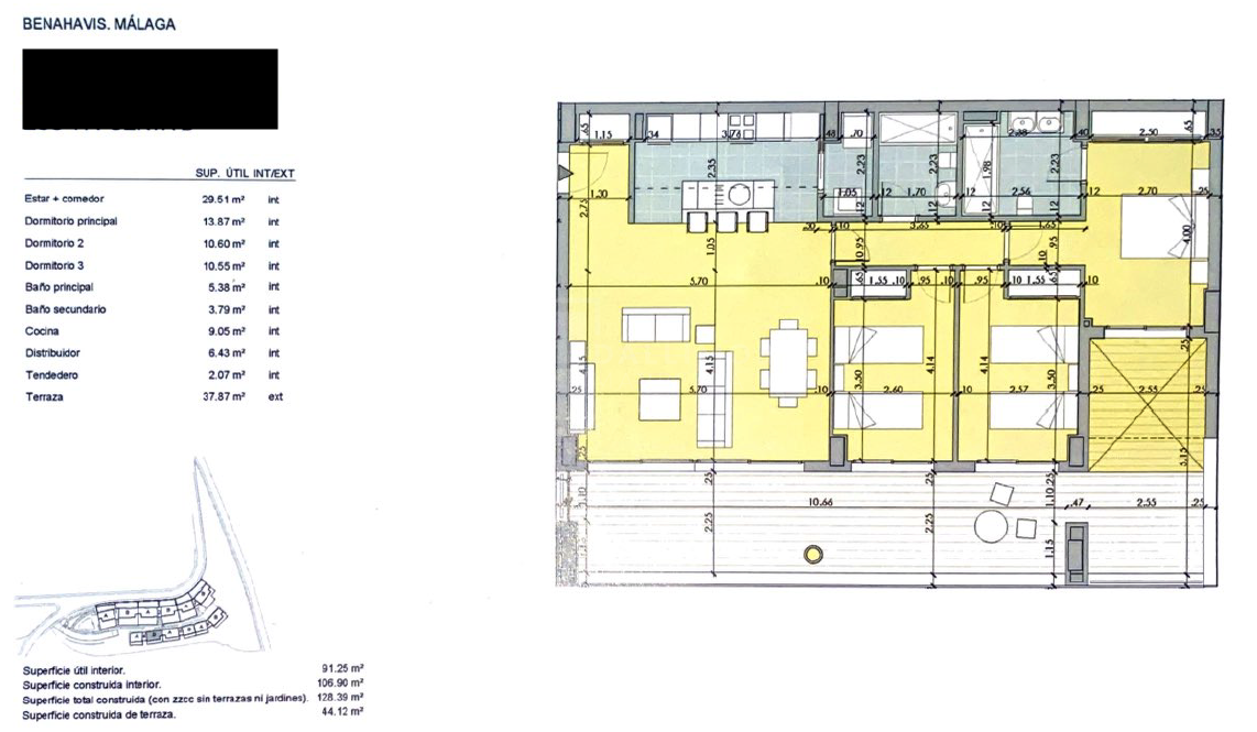 Elegante Apartamento de 3 Dormitorios con Vistas al Golf y la Montaña – ¡Con Licencia de Alquiler!