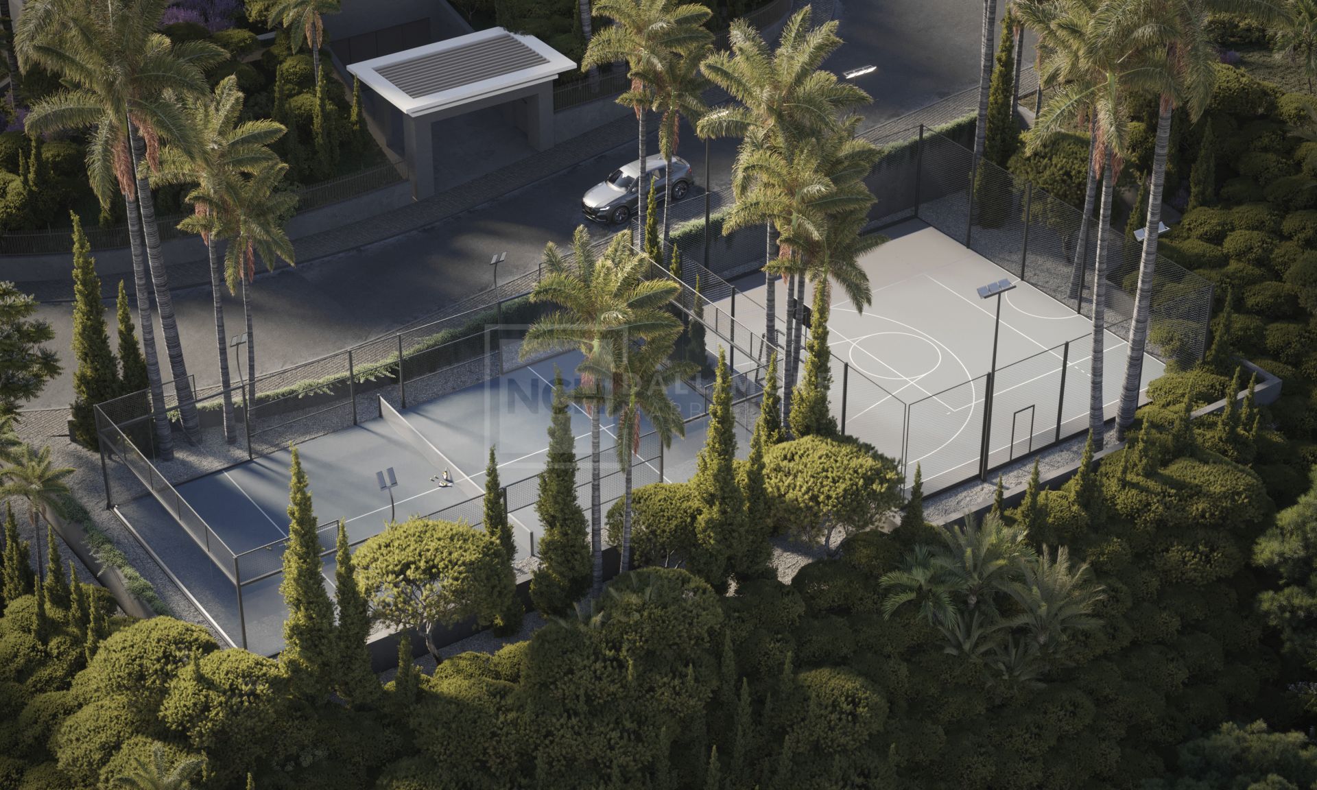 4- Bedroom Garden Apartment in Gated Resort.