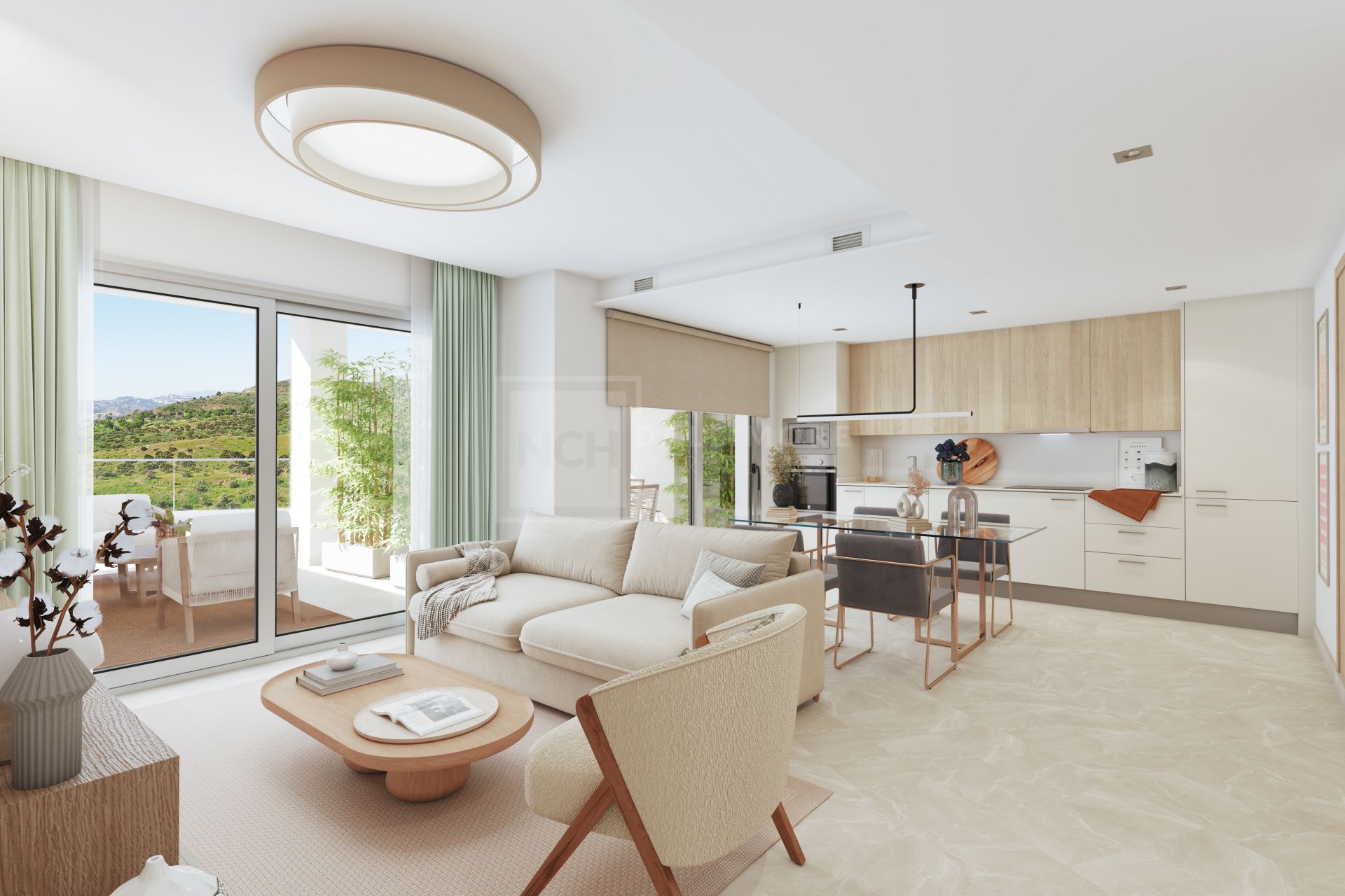 Nuevos apartamentos con vistas panorámicas en venta en Mijas, Costa del Sol