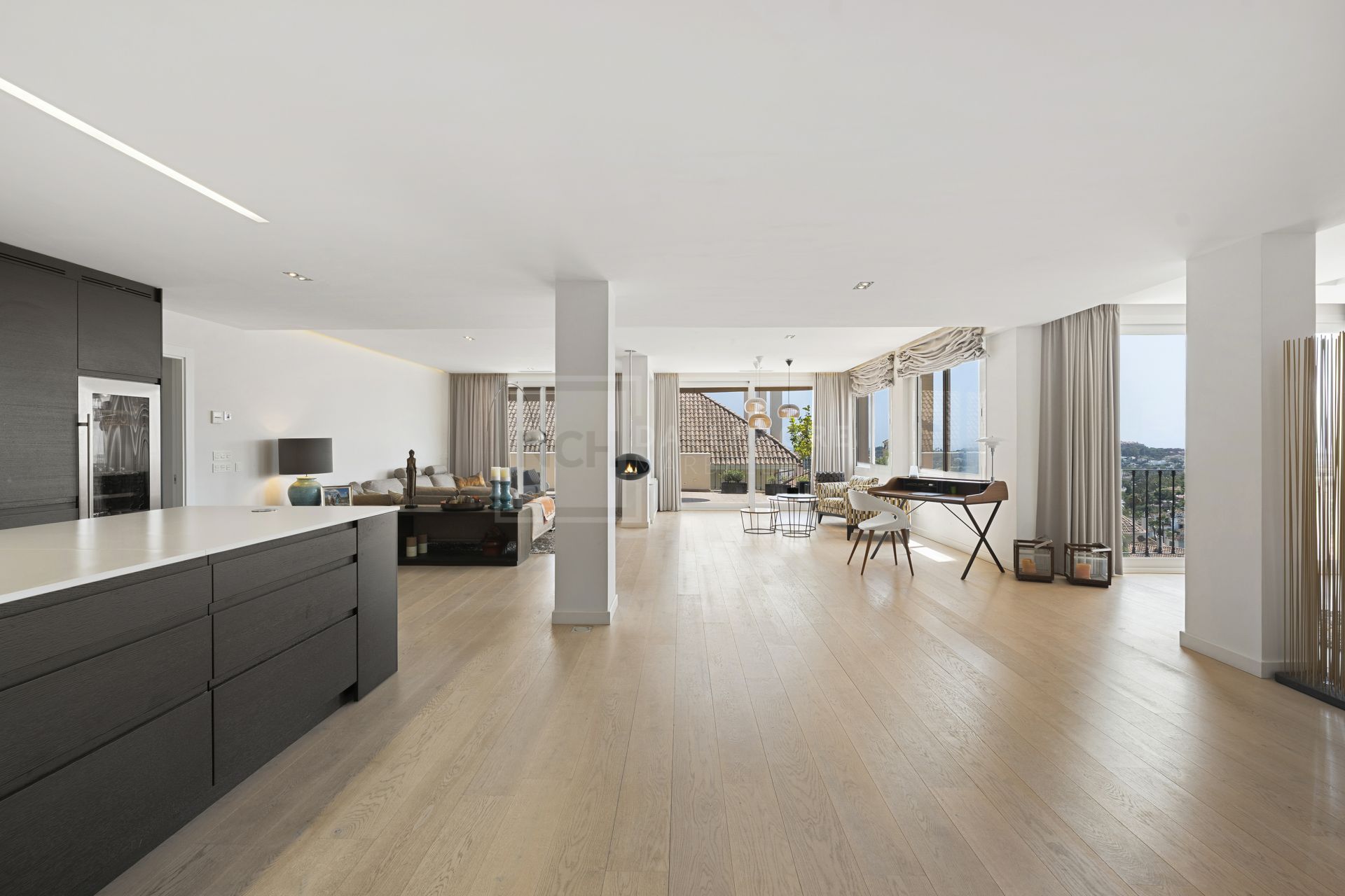 Four-Bedroom Contemporary Duplex With Expansive Terraces And Mediterranean Views