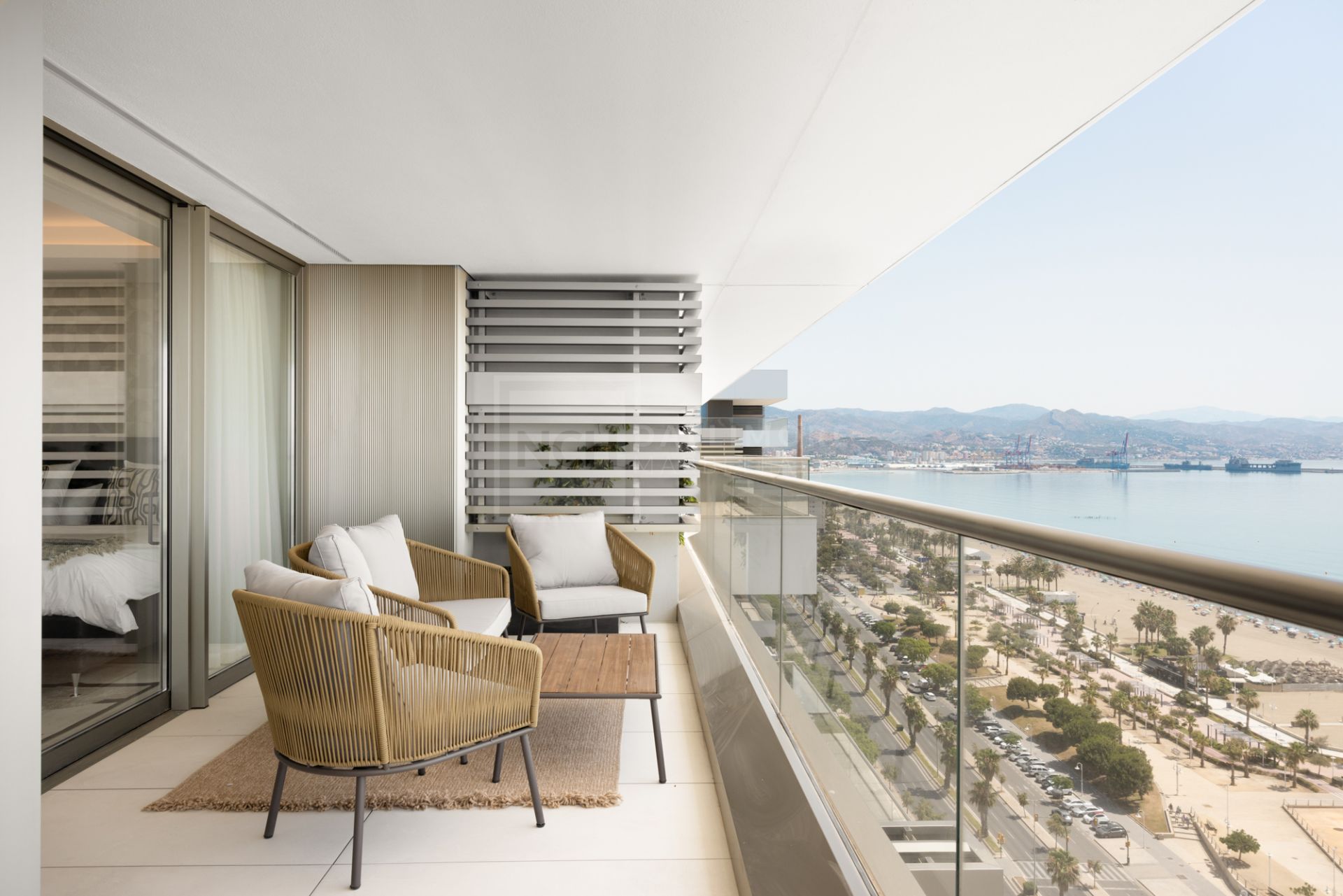 Apartamento nuevo con espectacularidad Vistas al mar en Málaga