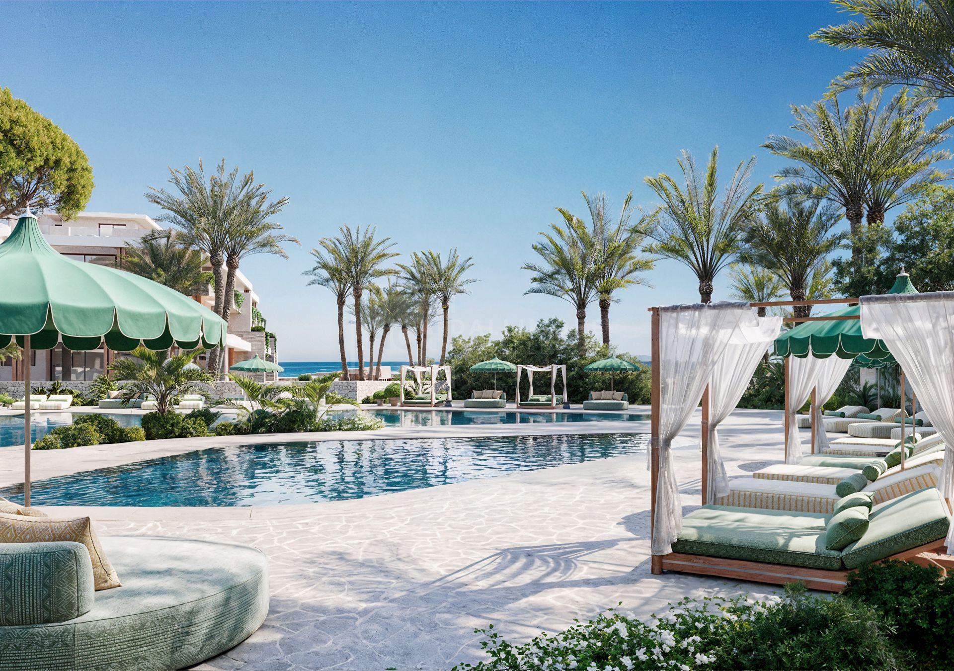 Luxury Front Line Beach Apartment Located in Estepona