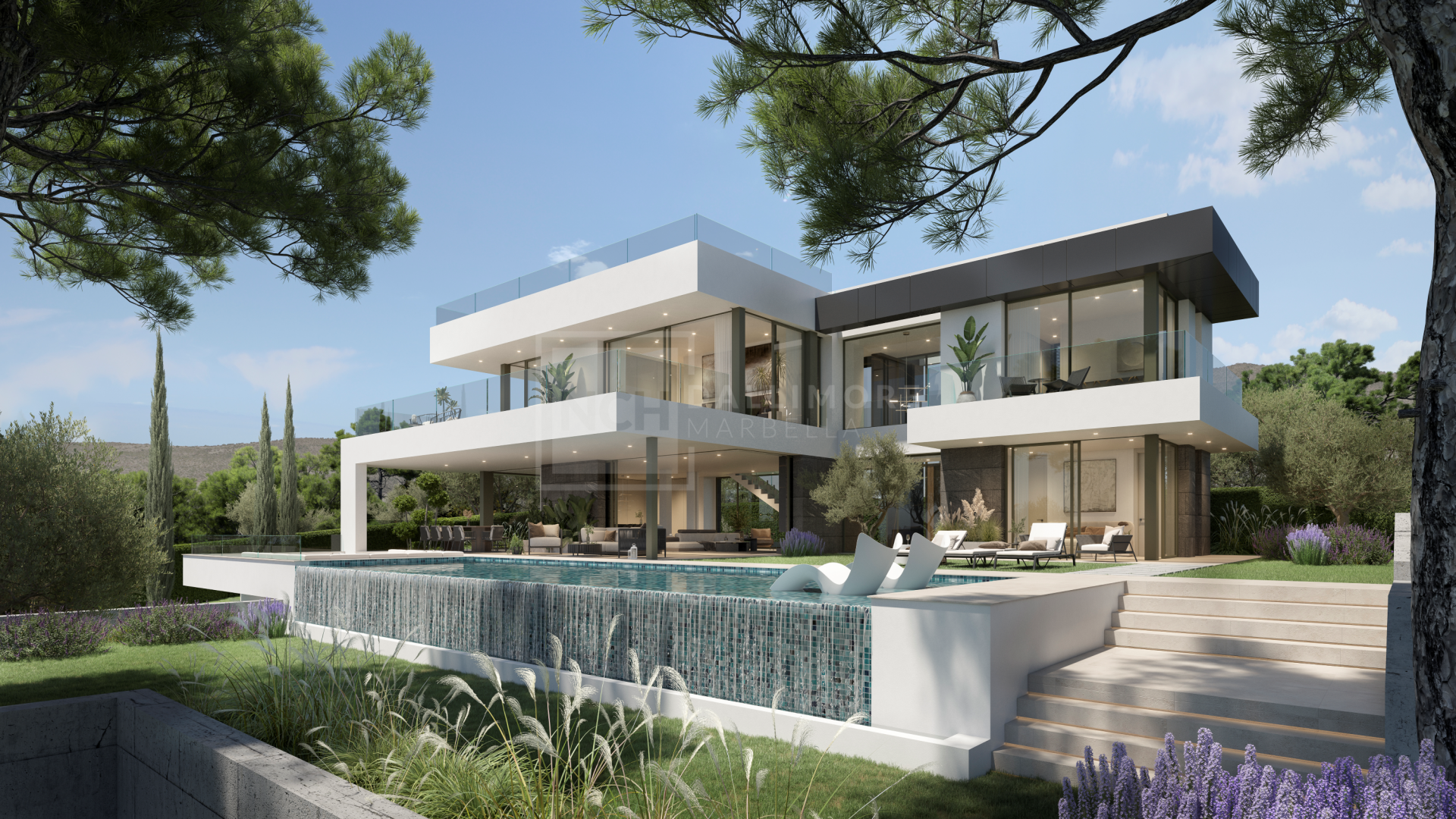 Luxury Villa with Panoramic Sea & Golf Views – Completion 2027, Artola Alta, Marbella