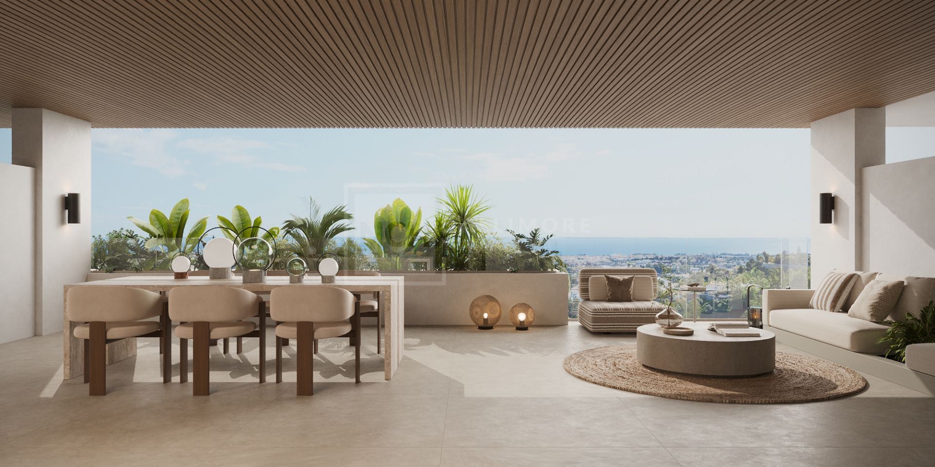 Exclusivo ático dúplex de diseño concebido para una vida interior-exterior sin fisuras en la Costa del Sol