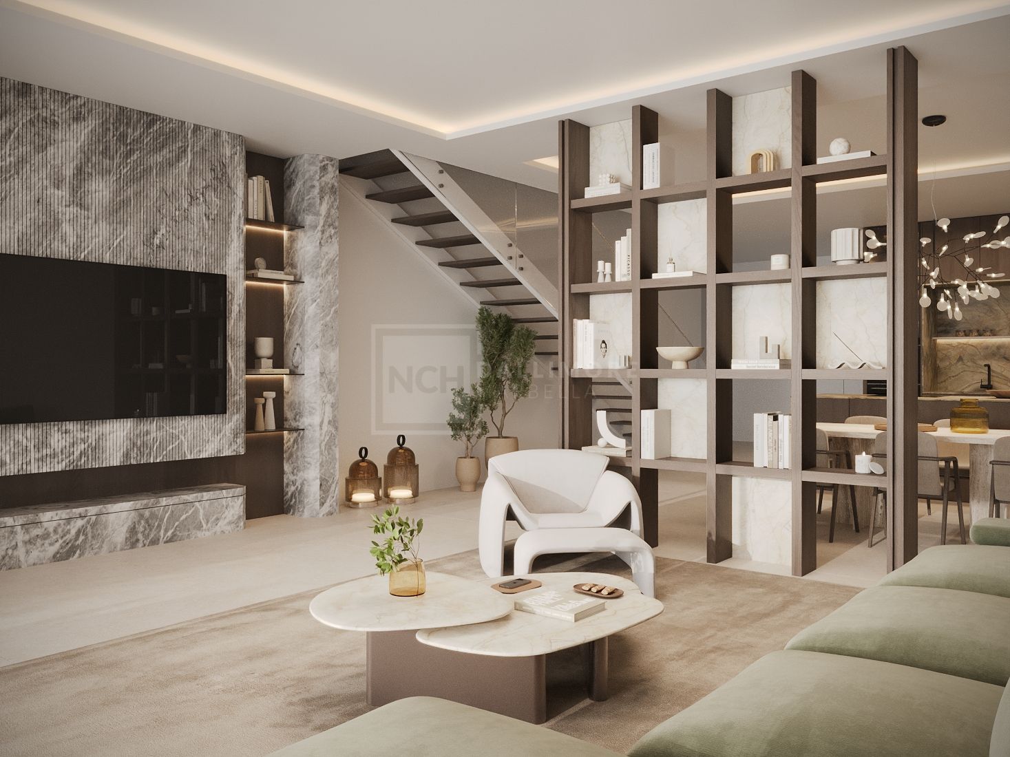 Exclusivo ático dúplex de diseño concebido para una vida interior-exterior sin fisuras en la Costa del Sol
