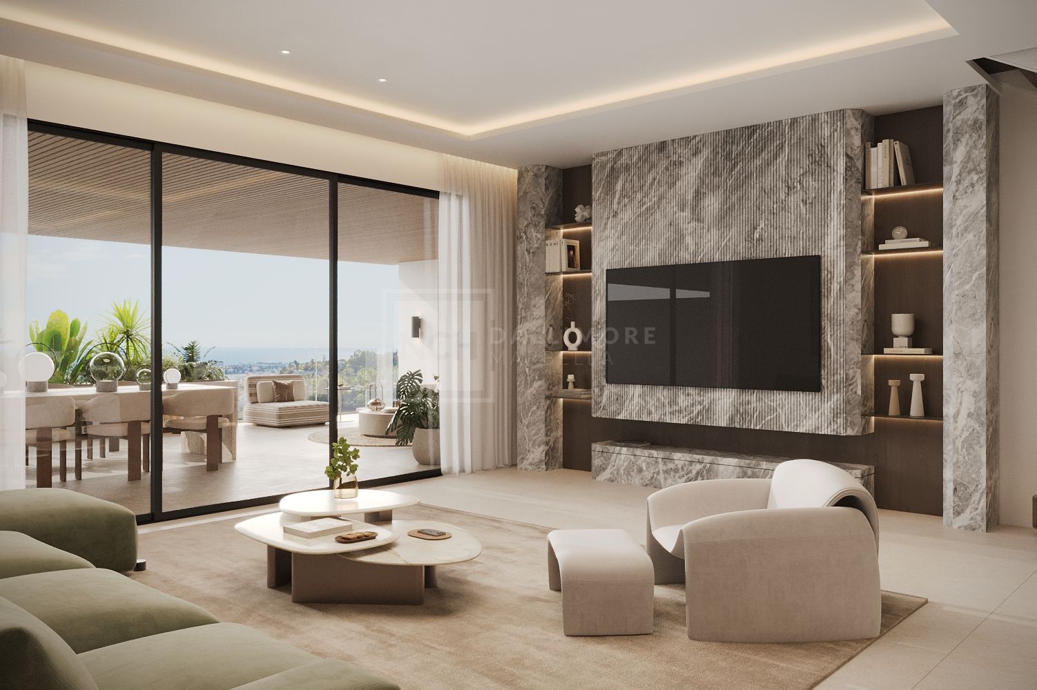 Exclusivo ático dúplex de diseño concebido para una vida interior-exterior sin fisuras en la Costa del Sol