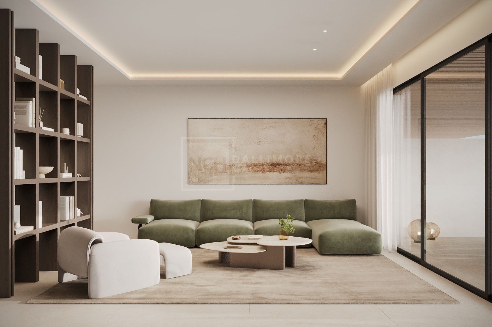 Sophisticated Garden Apartment Surrounded by Wellness and Nature