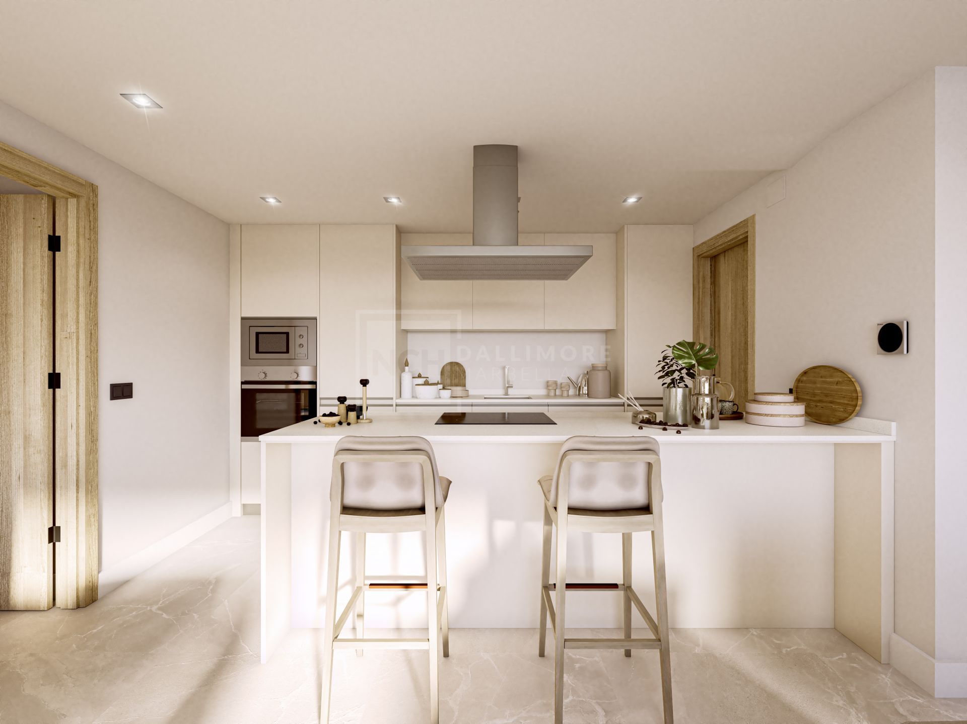 Elegante apartamento en planta baja de 2 dormitorios con vistas panorámicas al lago y a la montaña