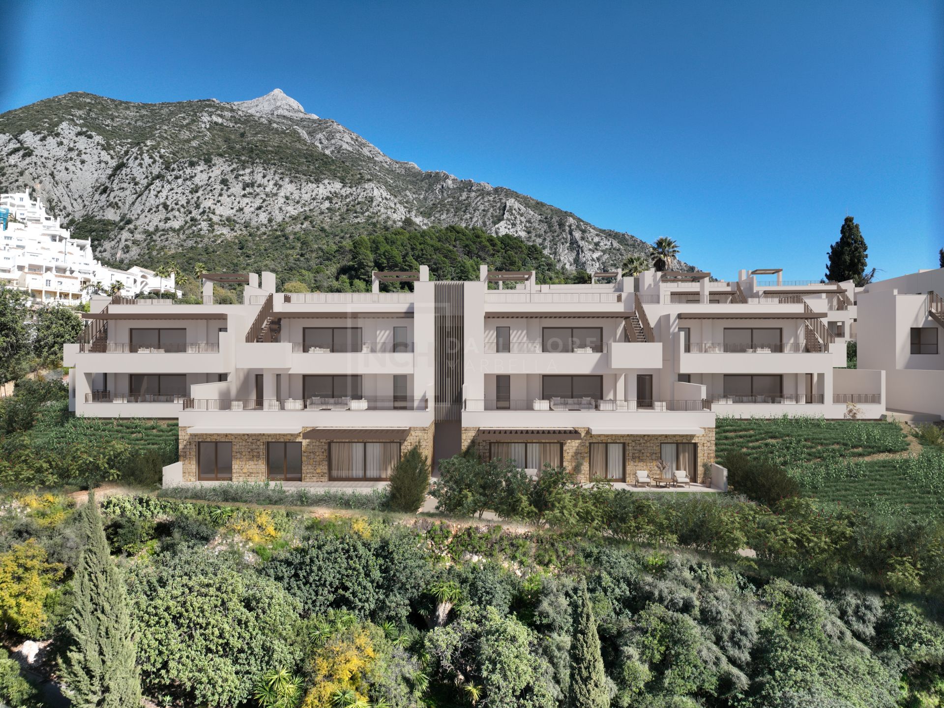 Elegante apartamento en planta baja de 2 dormitorios con vistas panorámicas al lago y a la montaña