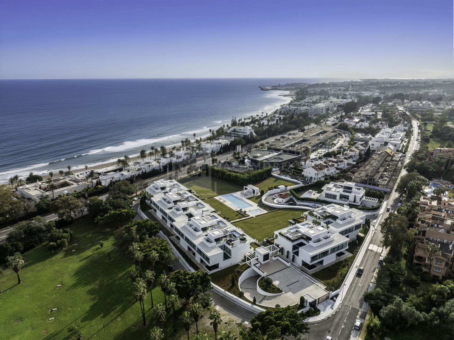 Contemporary Masterpiece With Rooftop Pool In Marbella’s Most Prestigious Golden Mile