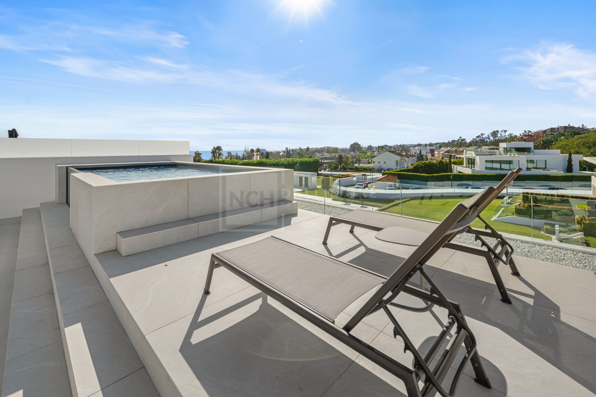 Contemporary Masterpiece With Rooftop Pool In Marbella’s Most Prestigious Golden Mile