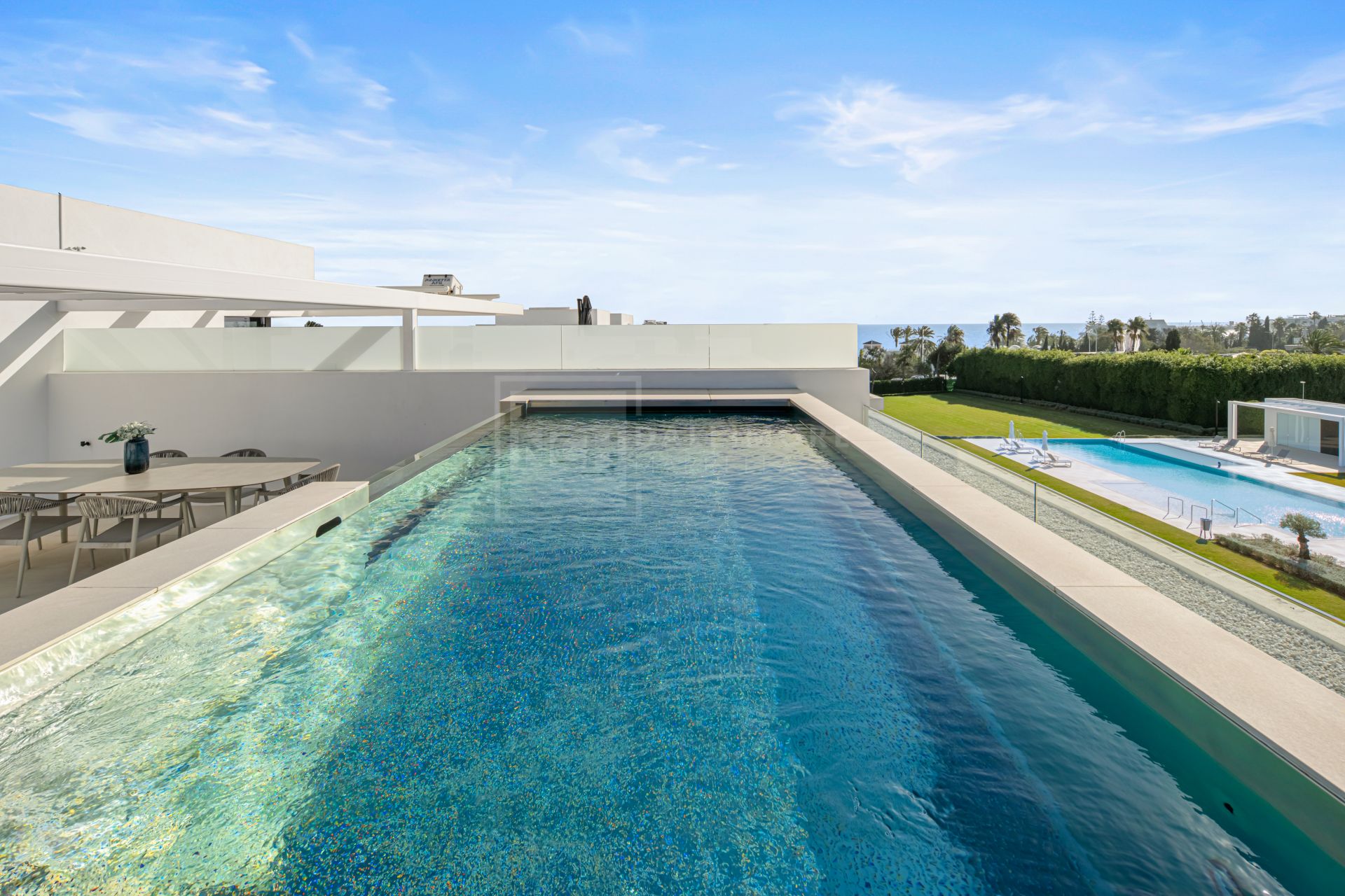 Contemporary Masterpiece With Rooftop Pool In Marbella’s Most Prestigious Golden Mile