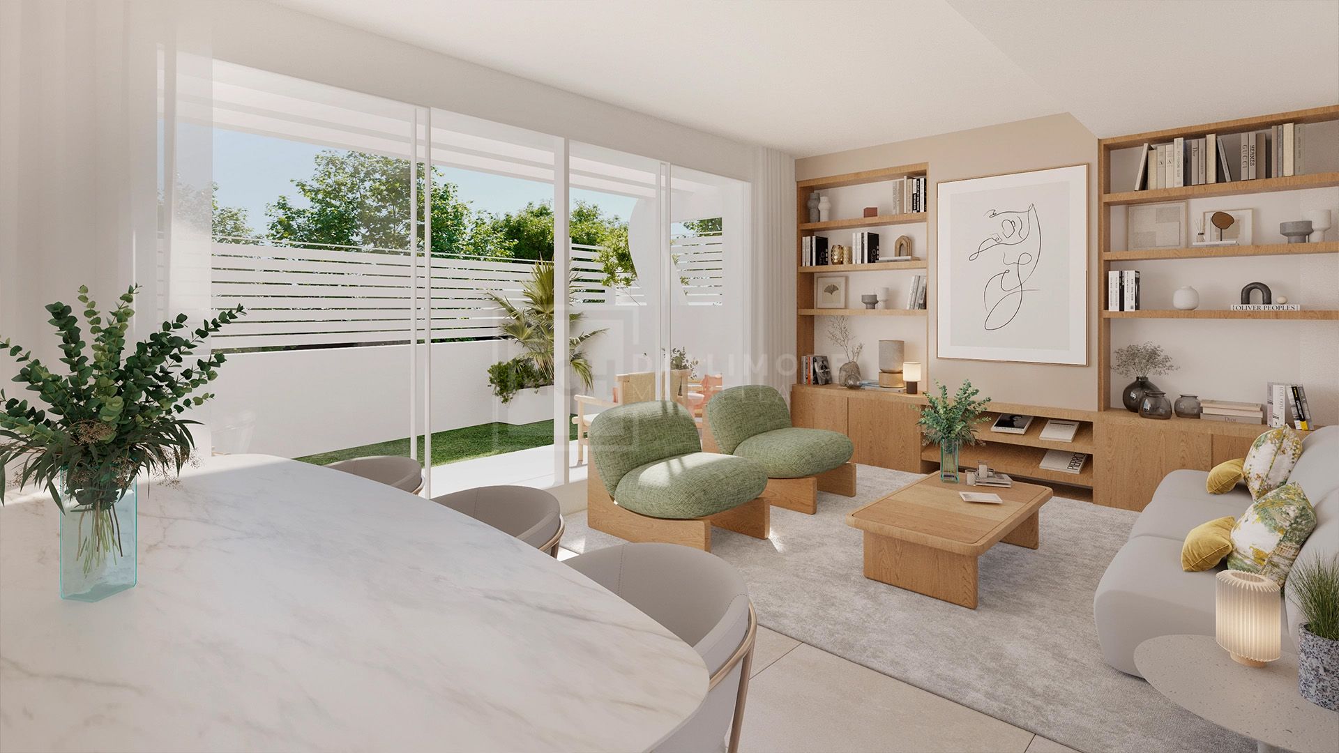 Residencia Costera de Estilo con Jardín Privado y Vistas Abiertas