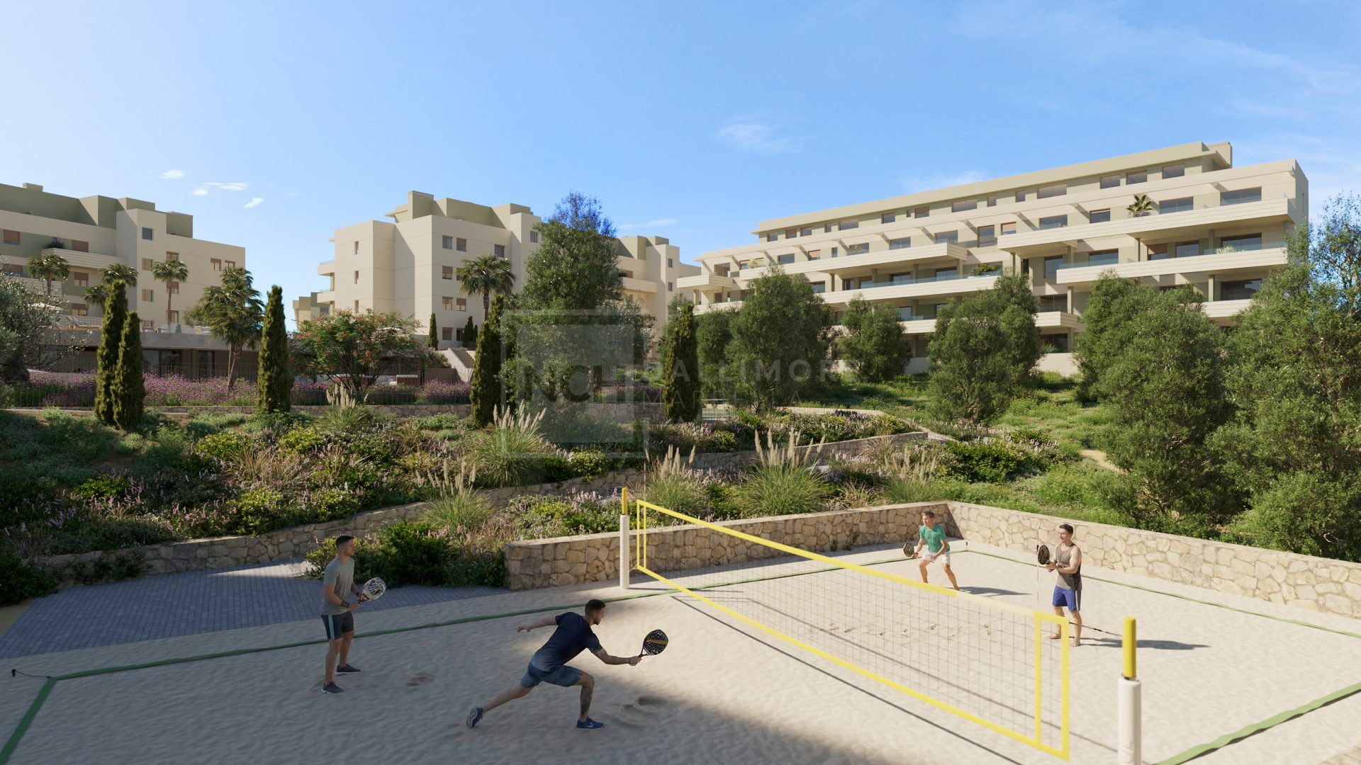 Luminoso apartamento de 2 dormitorios con vistas abiertas al mar y elegantes interiores