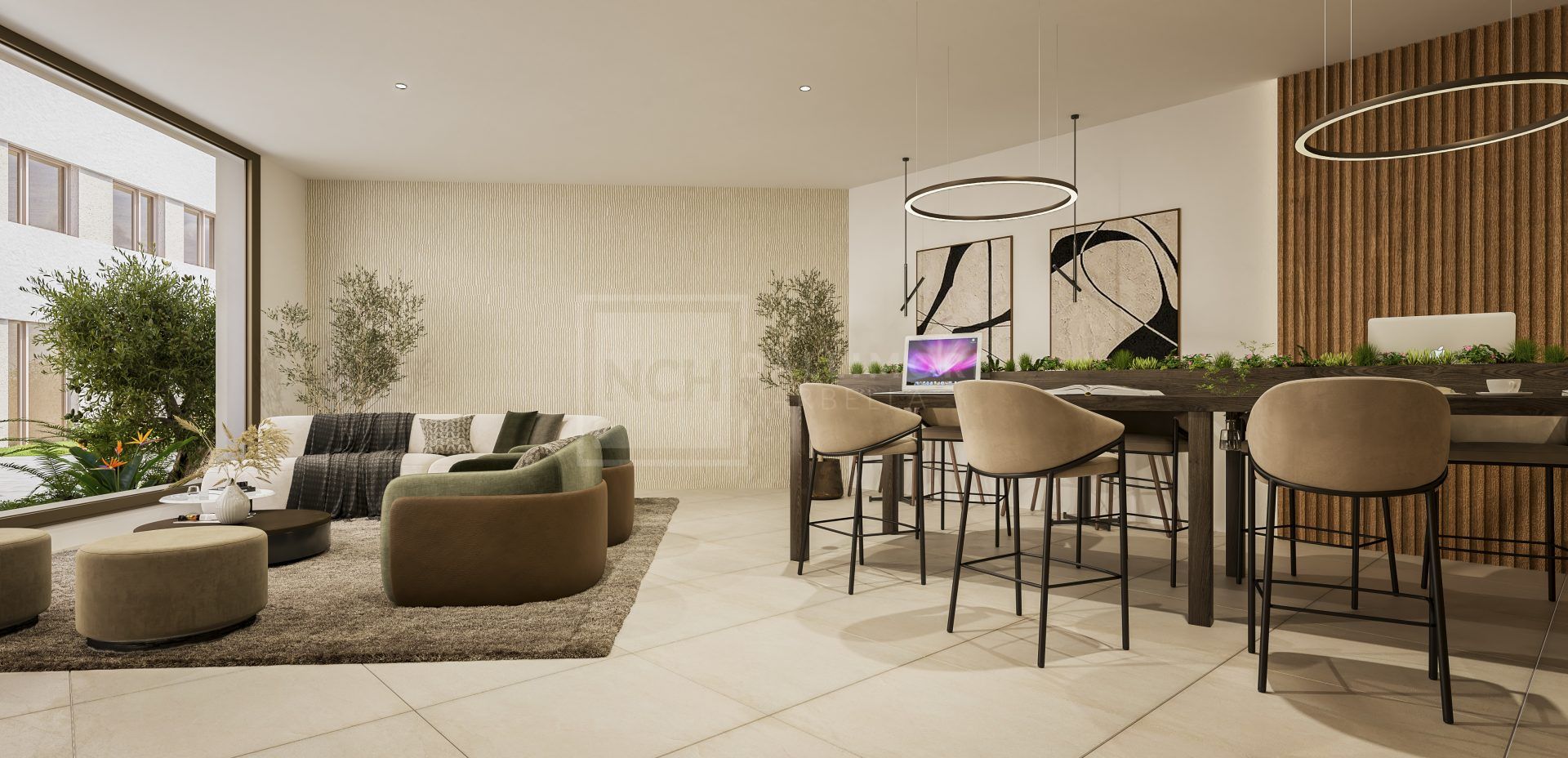 Elegante apartamento de 2 dormitorios con vistas al golf y a paisajes montañosos