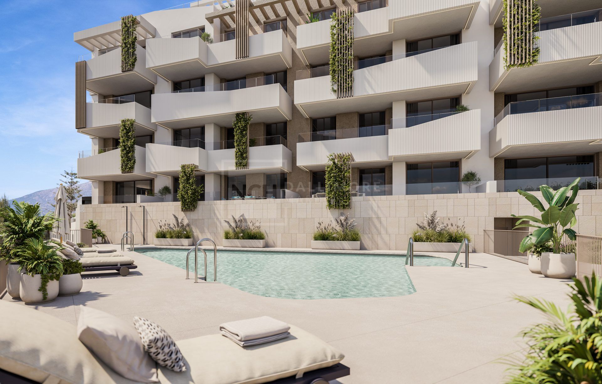 Elegante apartamento de 2 dormitorios con vistas al golf y a paisajes montañosos
