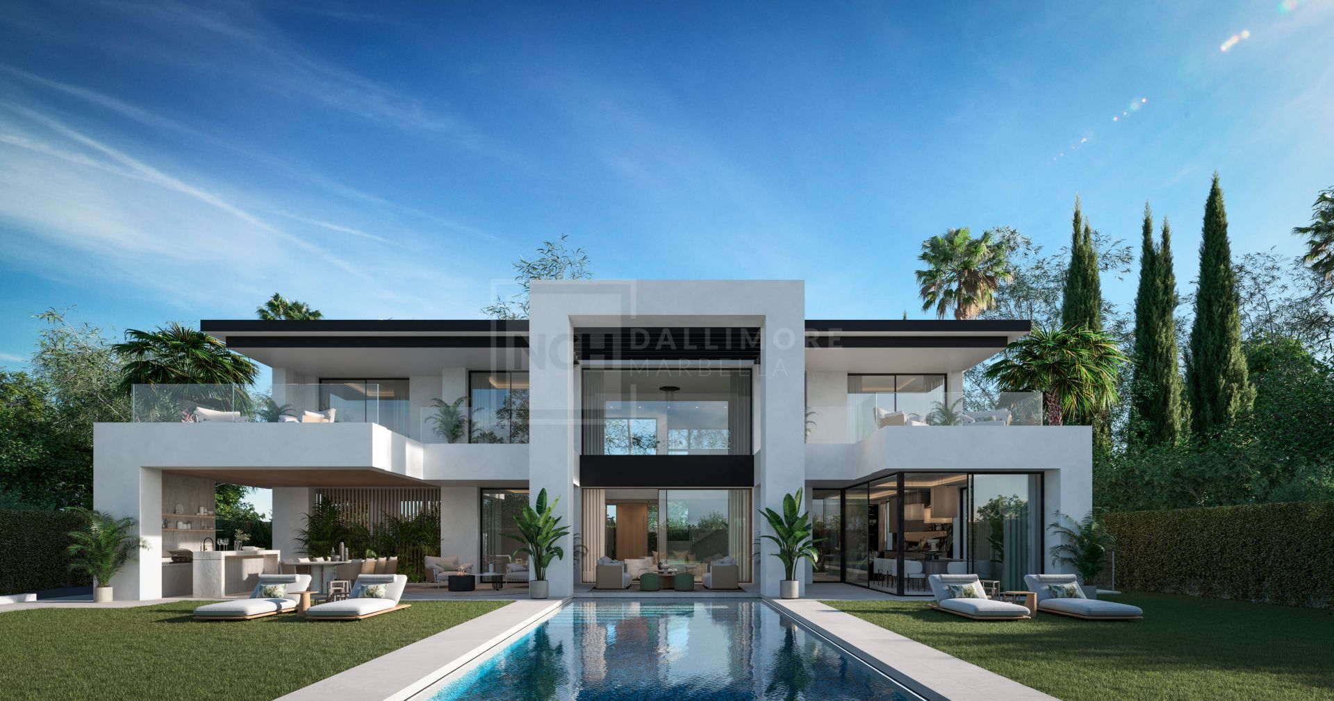 Villa moderna de 4 dormitorios en la Nueva Milla de Oro