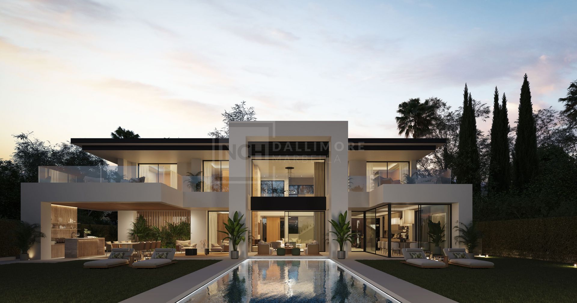 Villa moderna de 4 dormitorios en la Nueva Milla de Oro