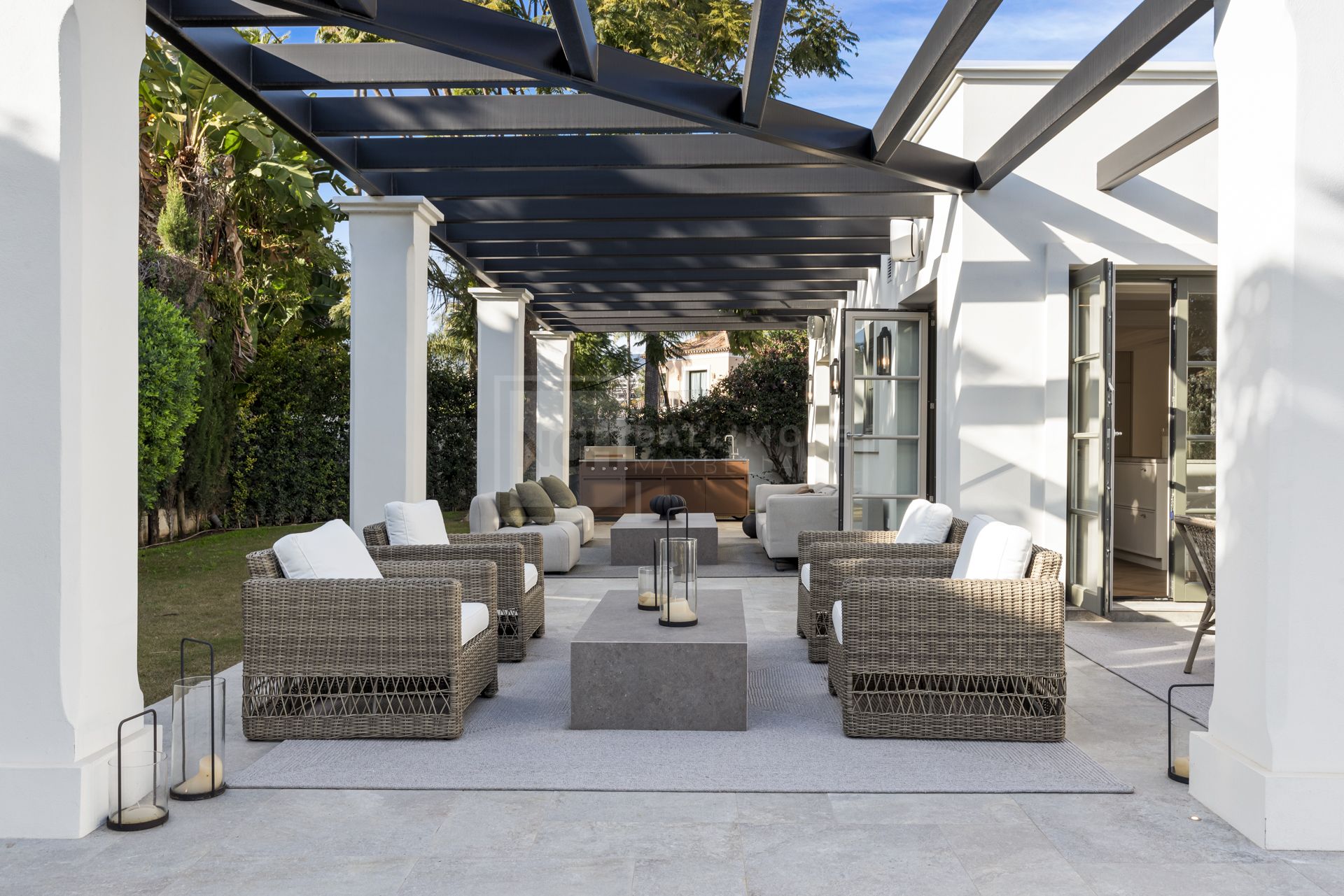 Elegant Contemporary Villa With Poolside Lounge And Premium Interiors
